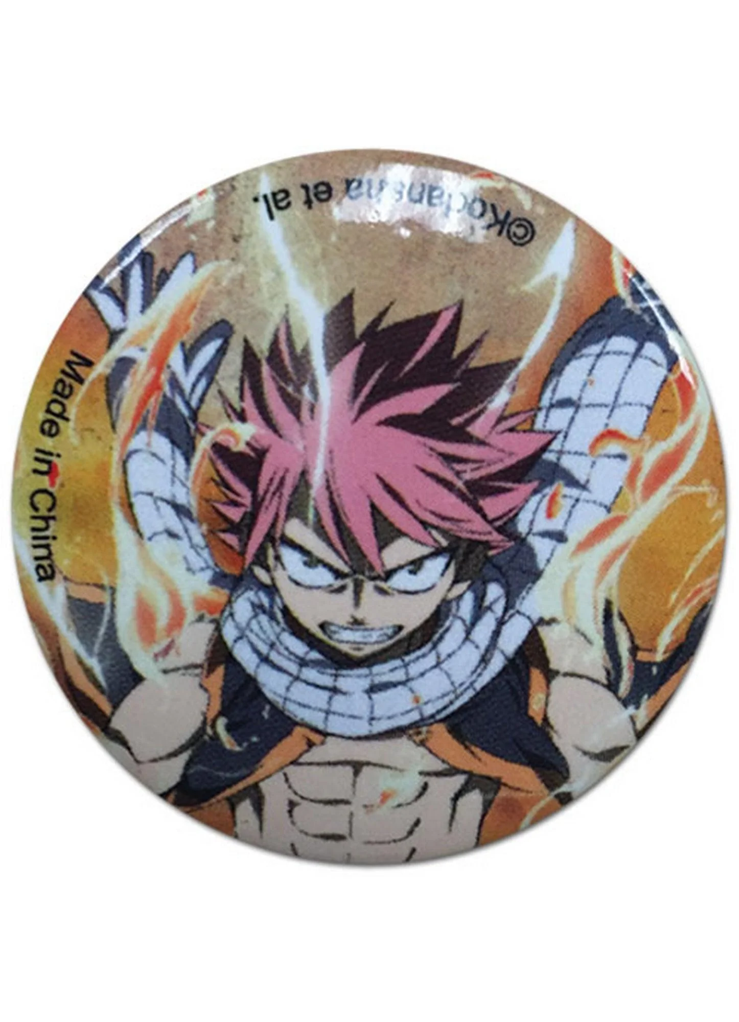 Fairy Tail - Natsu Dragneel Button