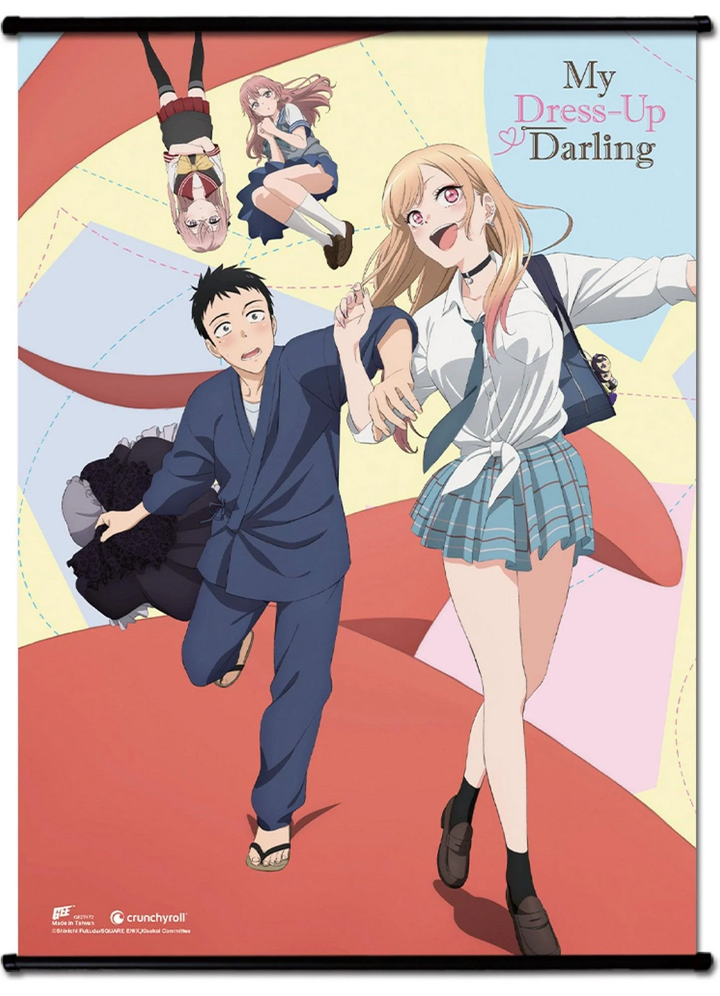 My Dress-Up Darling - Marin Kitagawa Group Wall Scroll