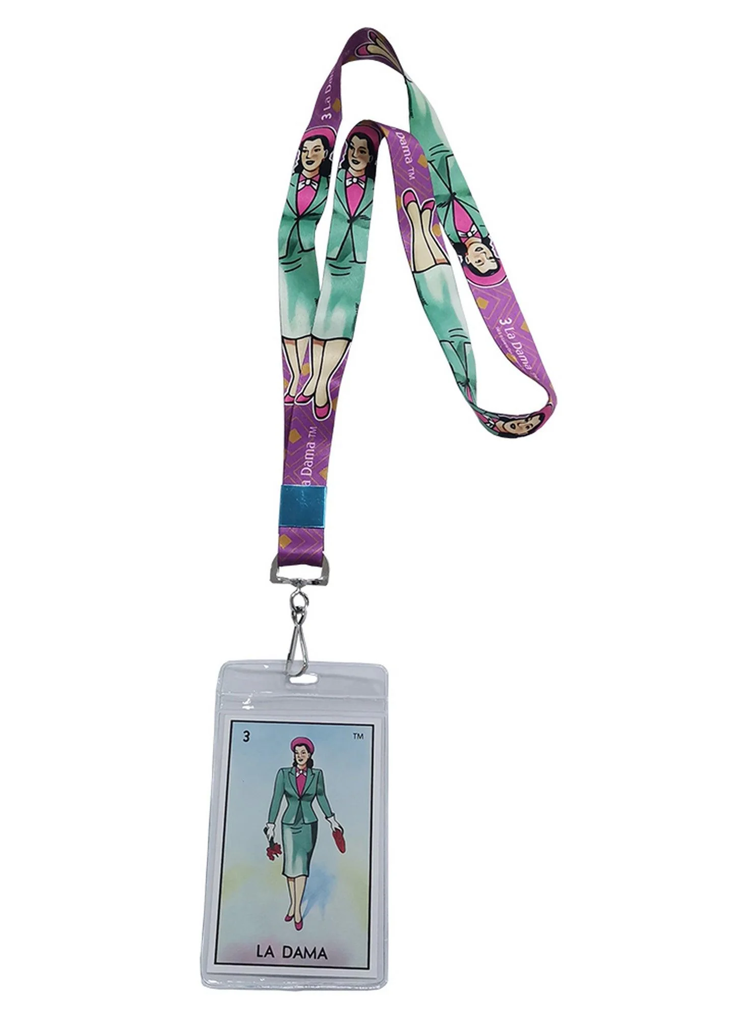 Loteria - La Dama Lanyard