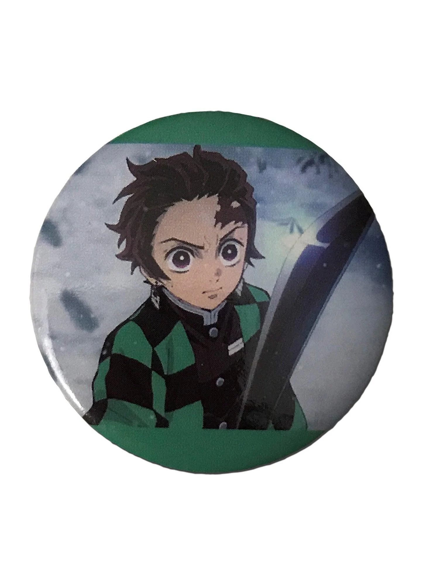 Demon Slayer The Movie - Infinity Train Key Visuals Tanjiro Kamado Button