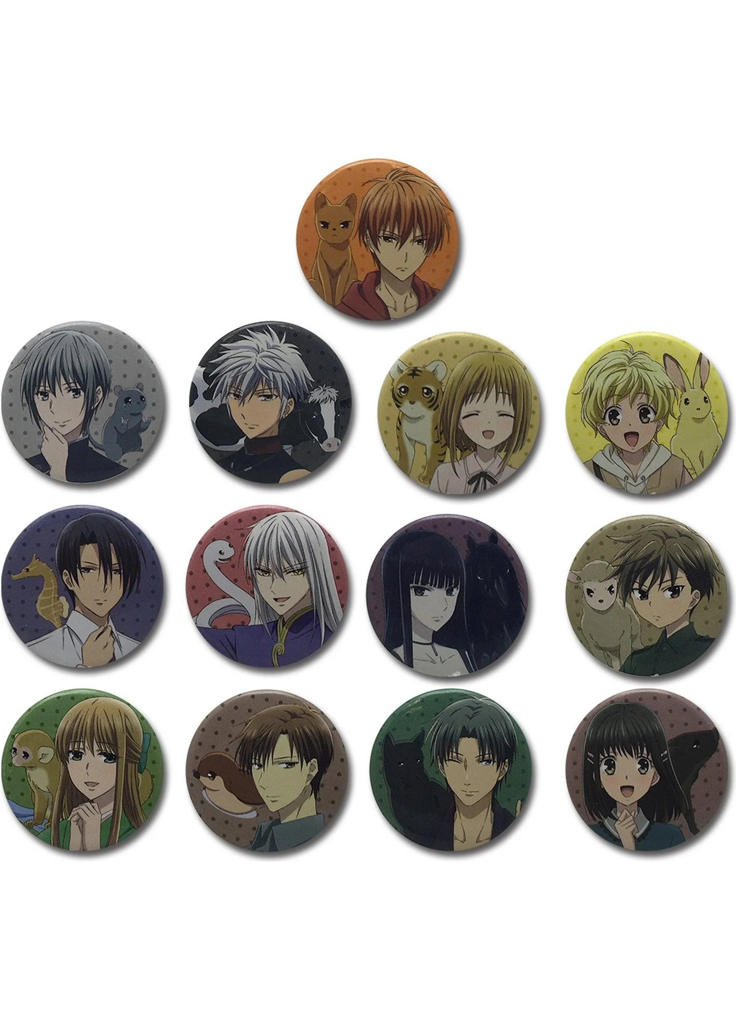 Fruits Basket (2019) - Group Animal Button