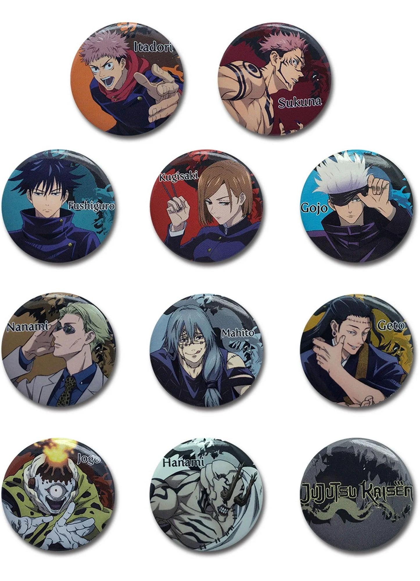 Jujutsu Kaisen - Character Buttons