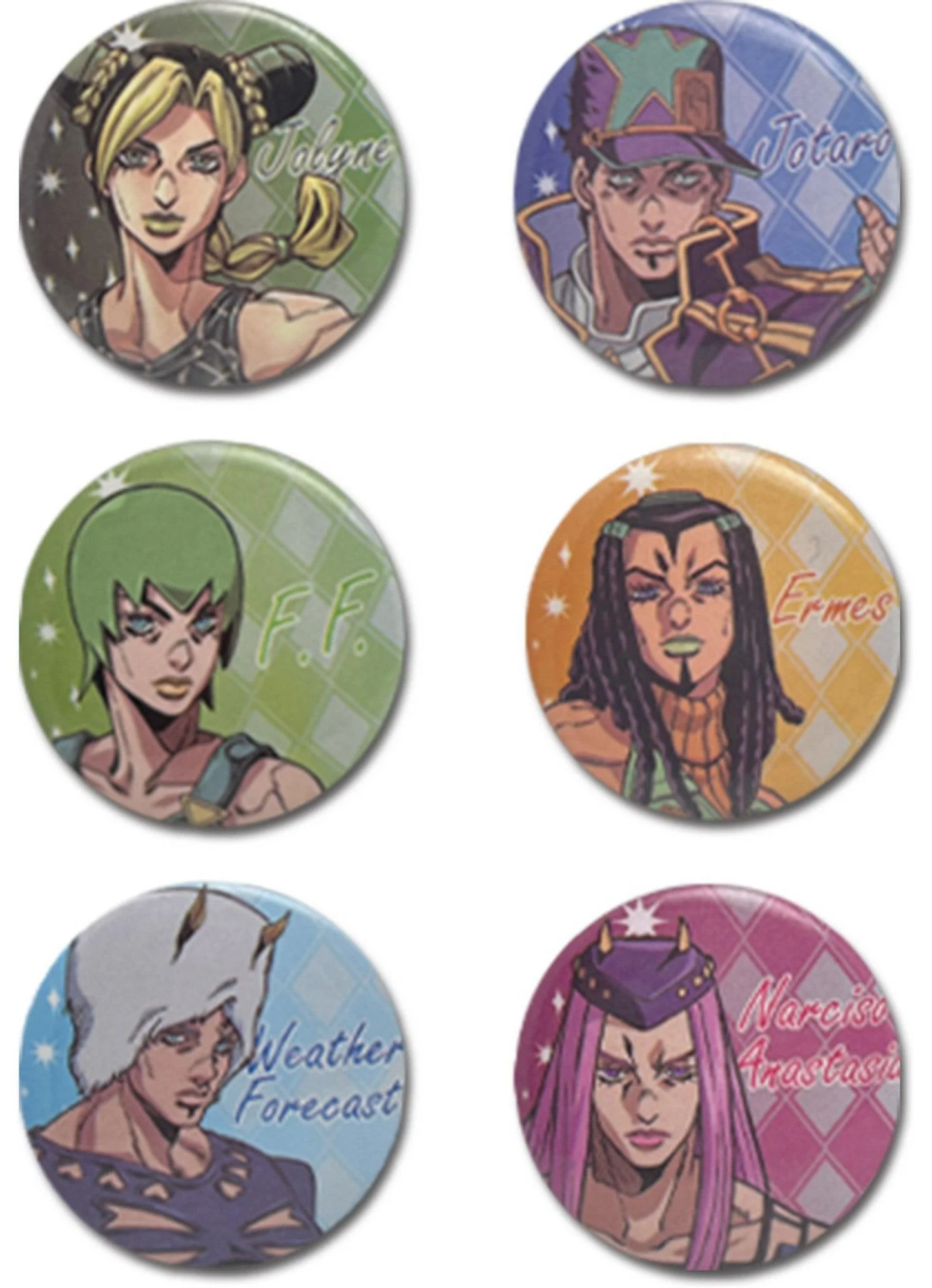 Jojo S5 - Main Character Buttons
