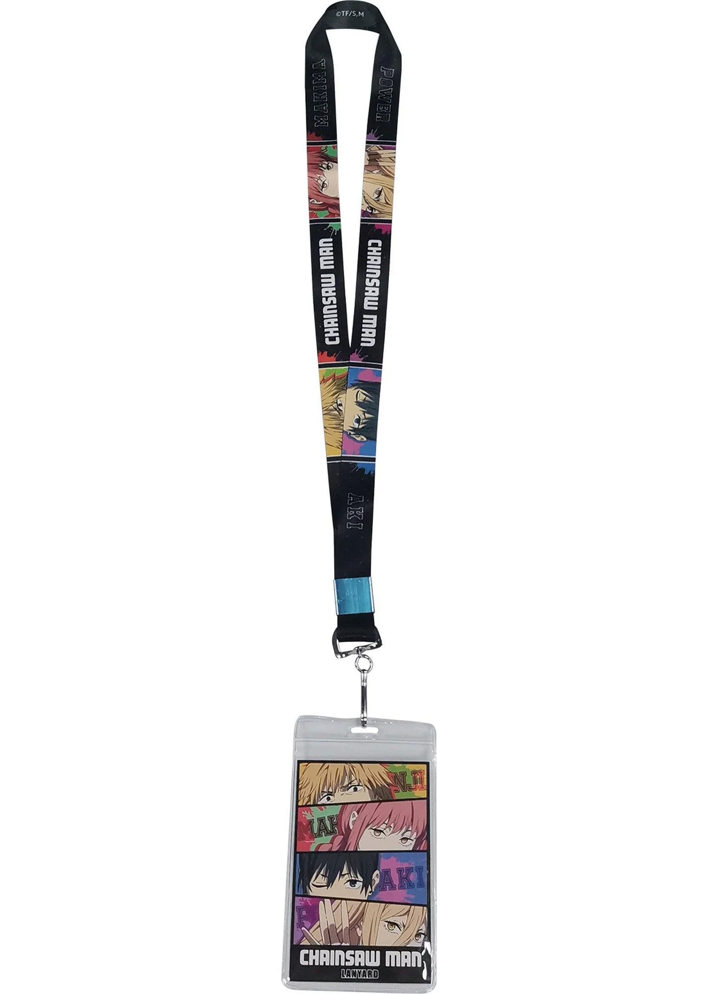 Chainsaw Man - Makima Aki Power Denji Lanyard w/ Badge Holder