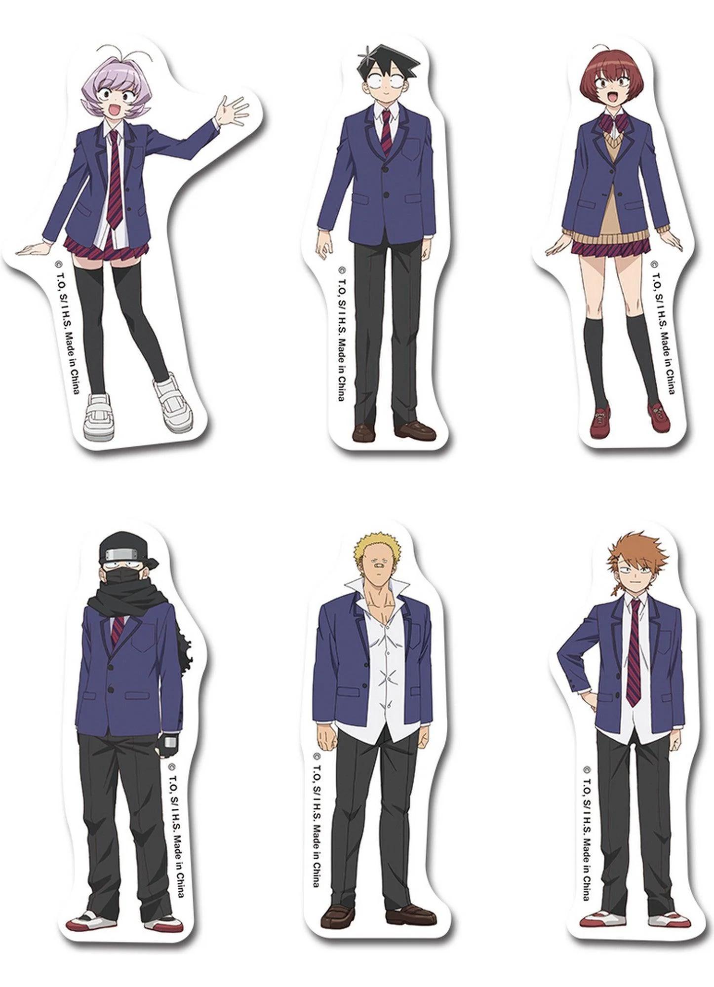 Komi Can't Communicate - Itan High School Classmate Die-Cut Sticker