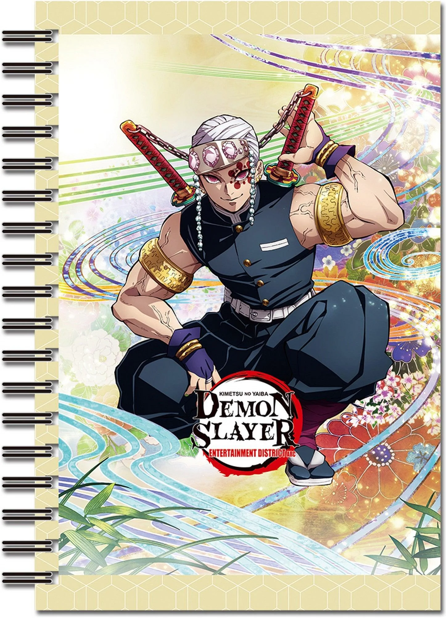 Demon Slayer Entertainment District Arc: Tengen Uzui Spiral Notebook