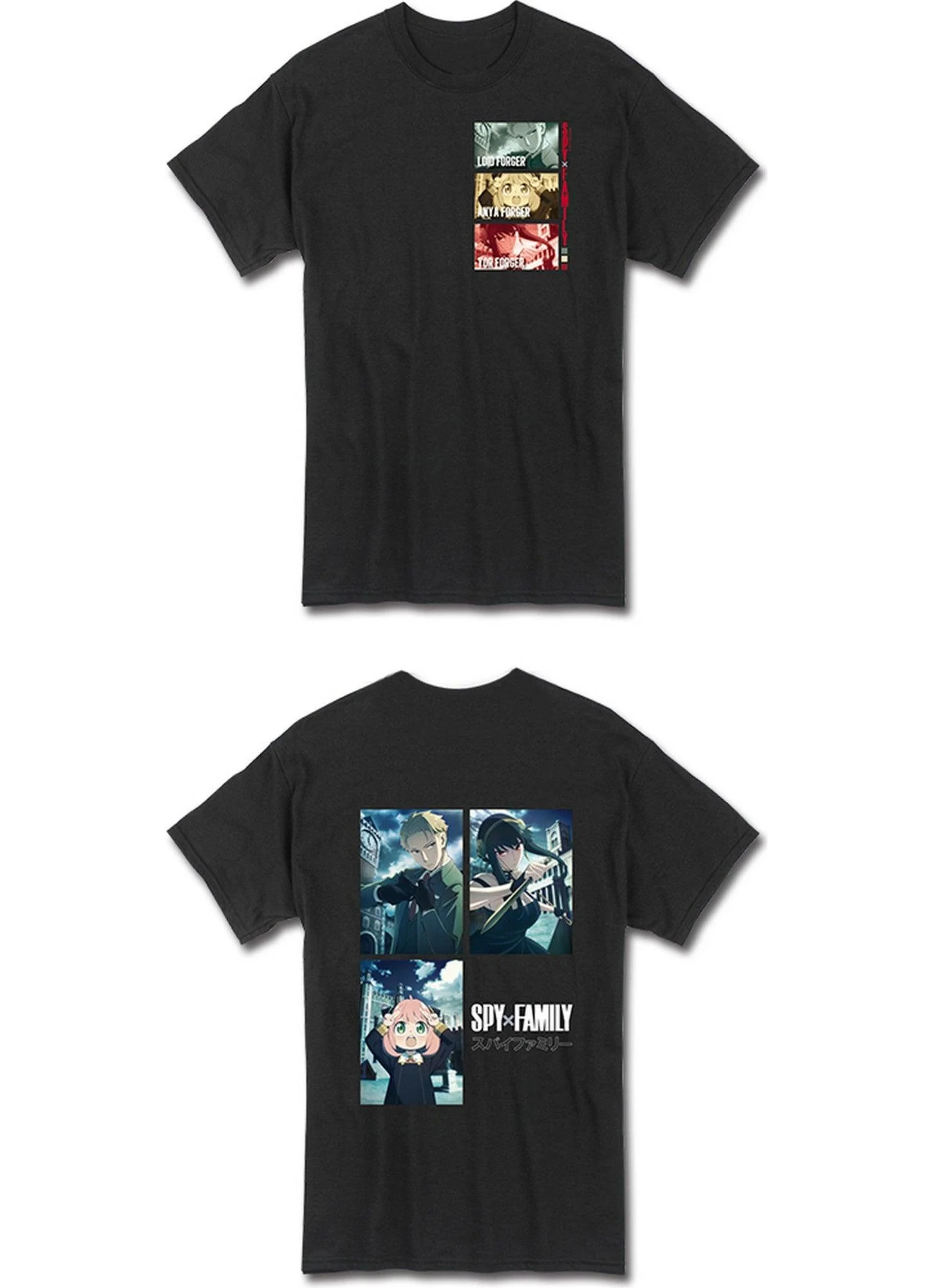 Spy X Family - Forger Family Color Art Men's T-Shirt