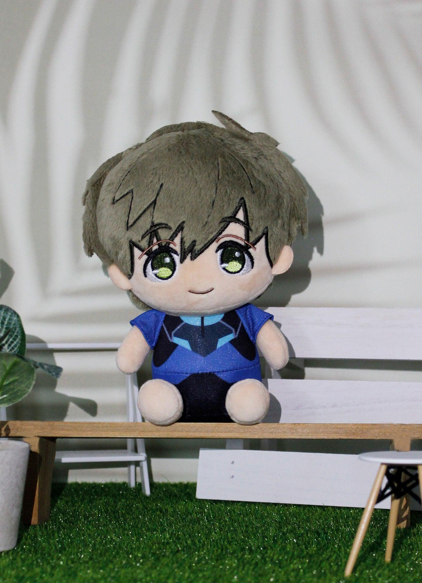 Free! S3 - Makoto Tachibana Sitting Pose Plush 7"H - Image 4