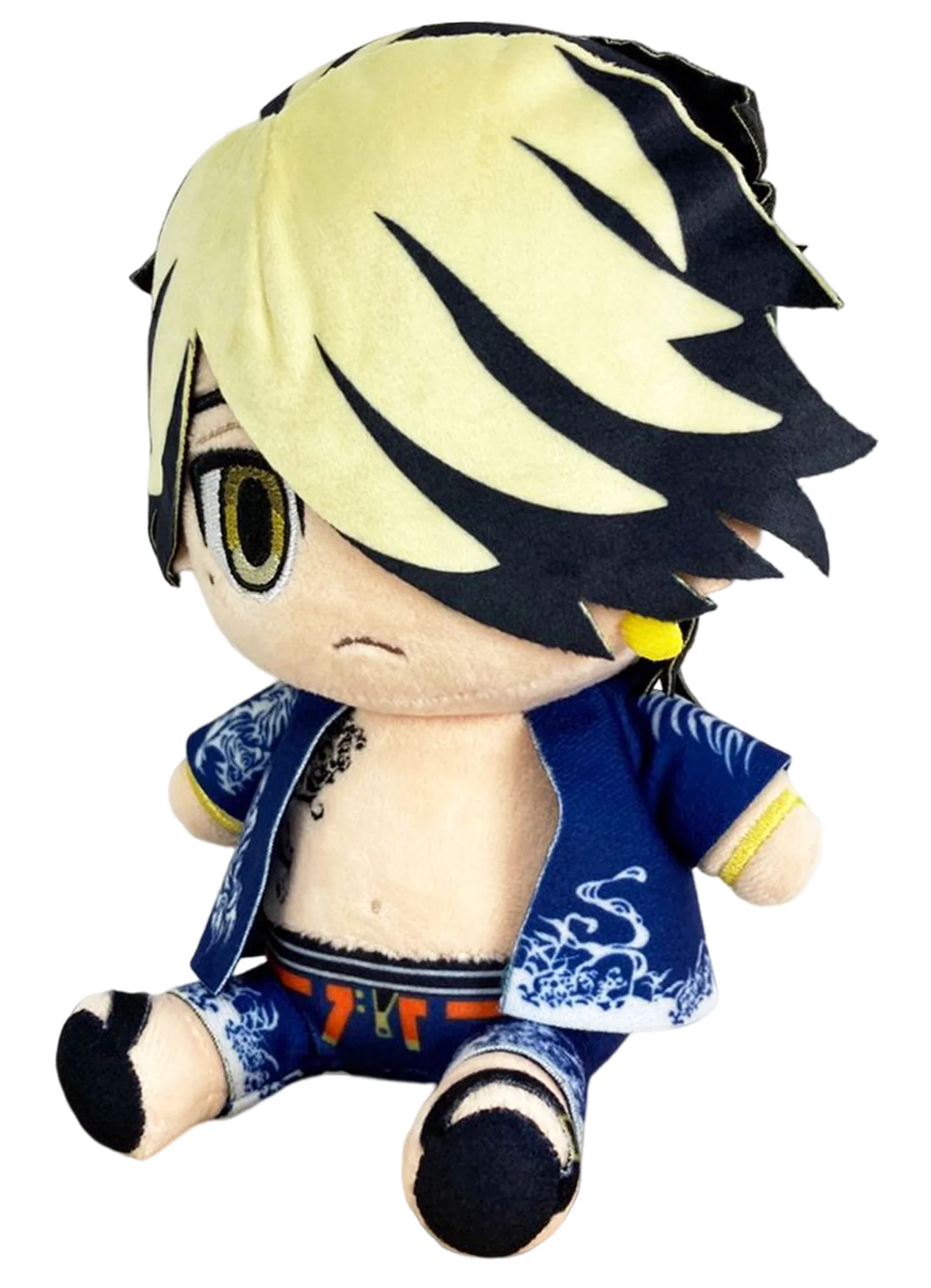 Tokyo Revengers - Hanemiya Kazutora Sitting Pose Plush 7"H - Image 2