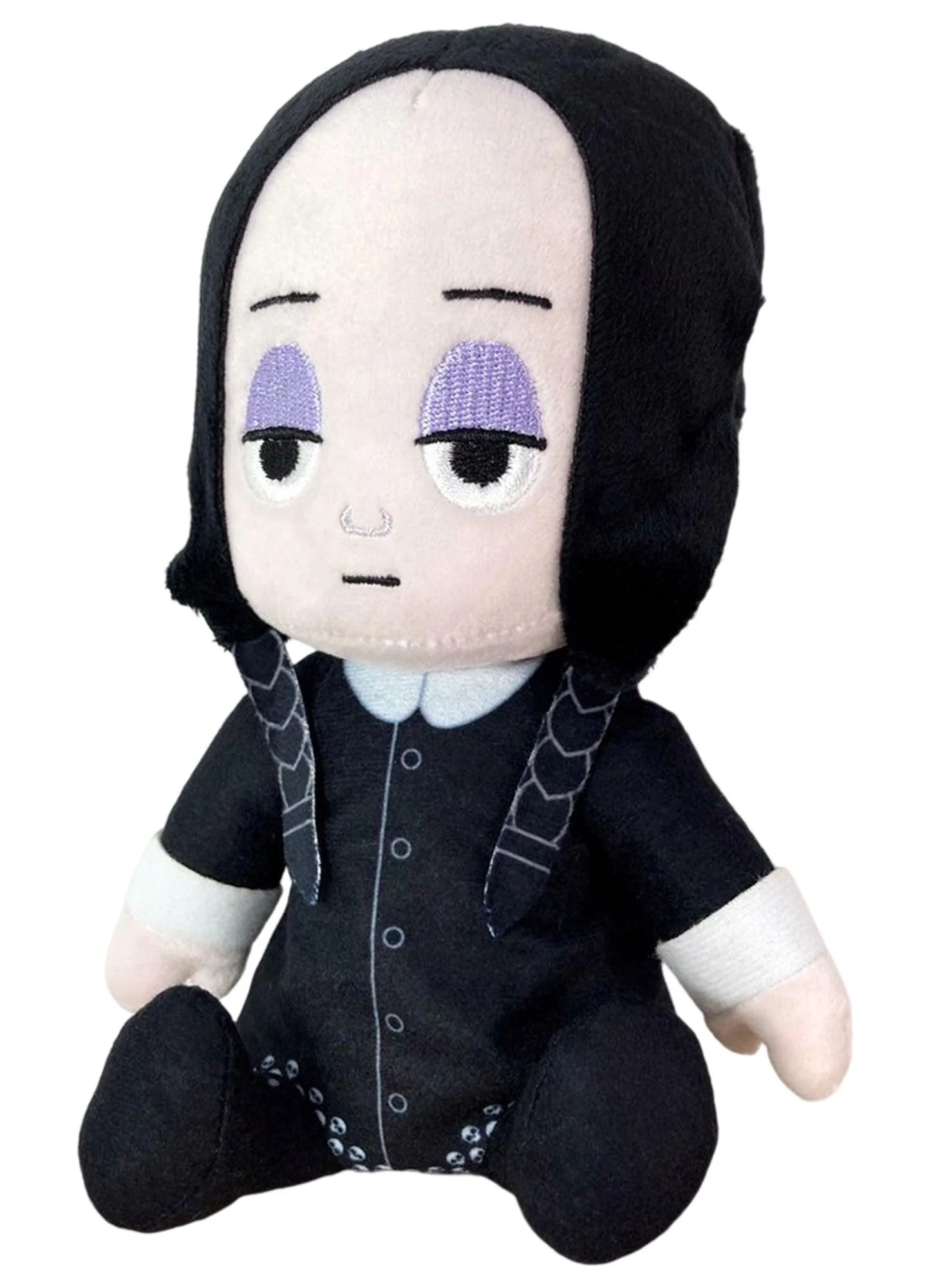Addams Family Animated Movie 2 - Wednesday Addams Sitting Plush 7"H - Image 2