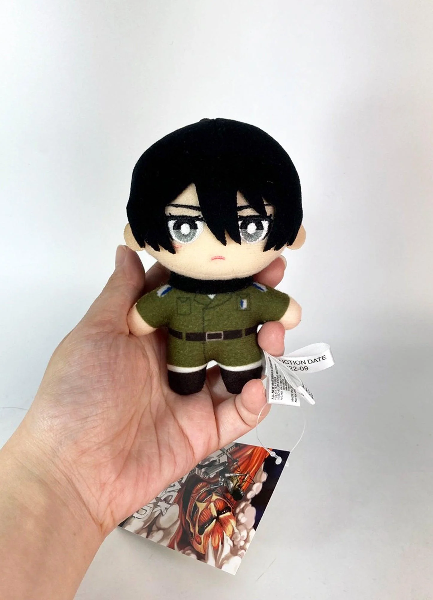 Attack On Titan Manga - Mikasa Ackerman Plush 4.5"H - Image 4