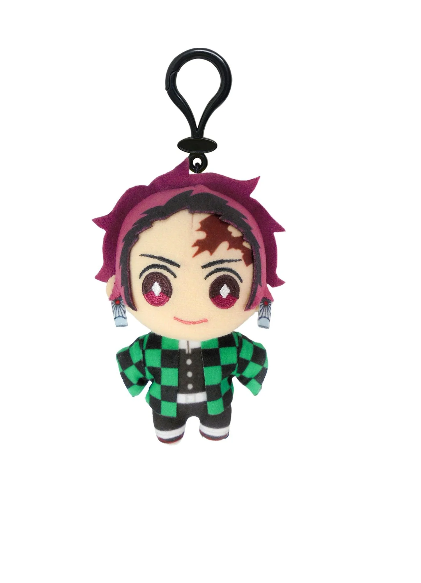 Demon Slayer - Tanjiro Kamado Mini Plush w/ Hook Clip 4.5in