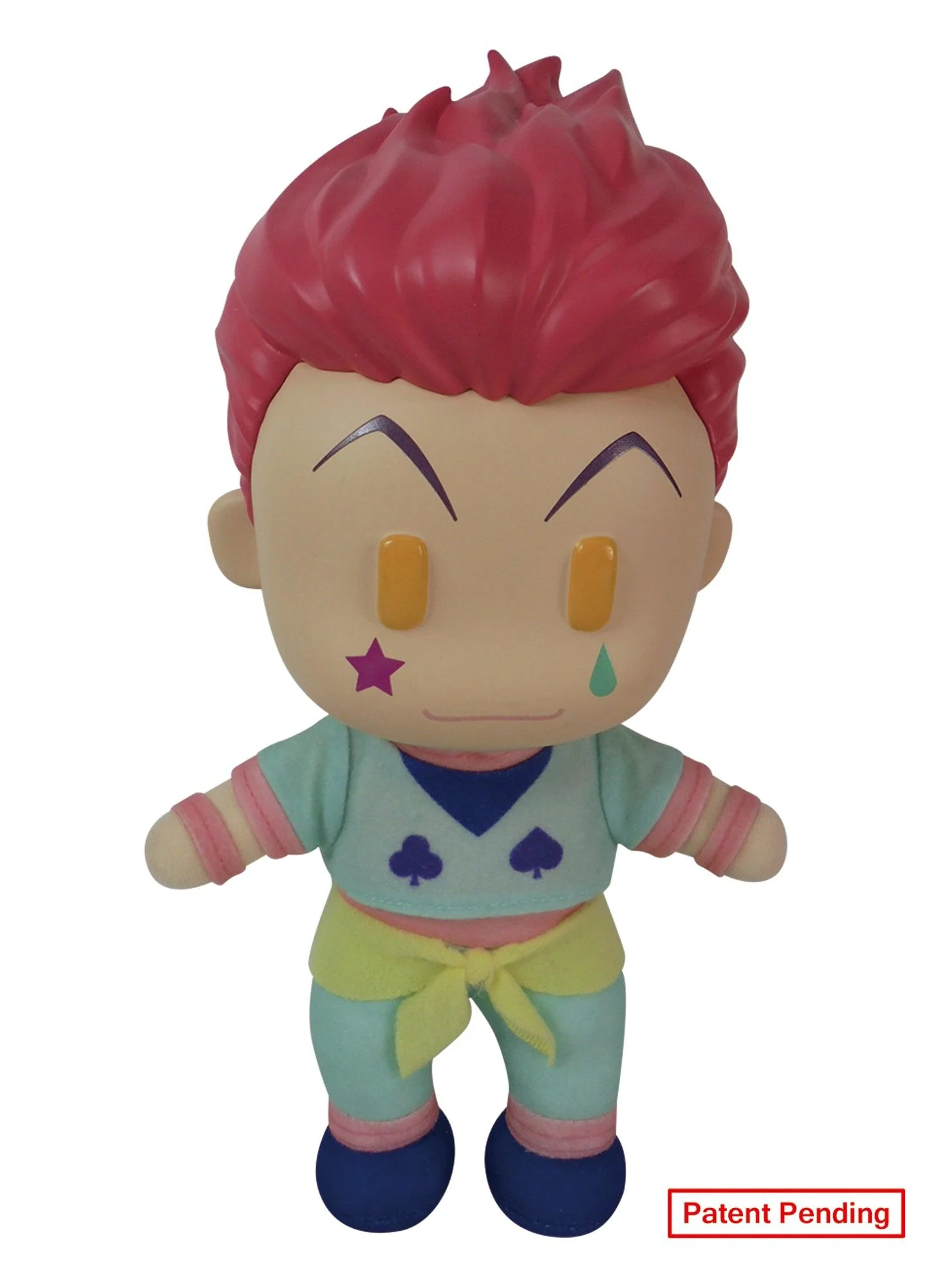 Hunter X Hunter - Hisoka Morrow Plastic Head Movable Ver Plush 8"H - GE 471876