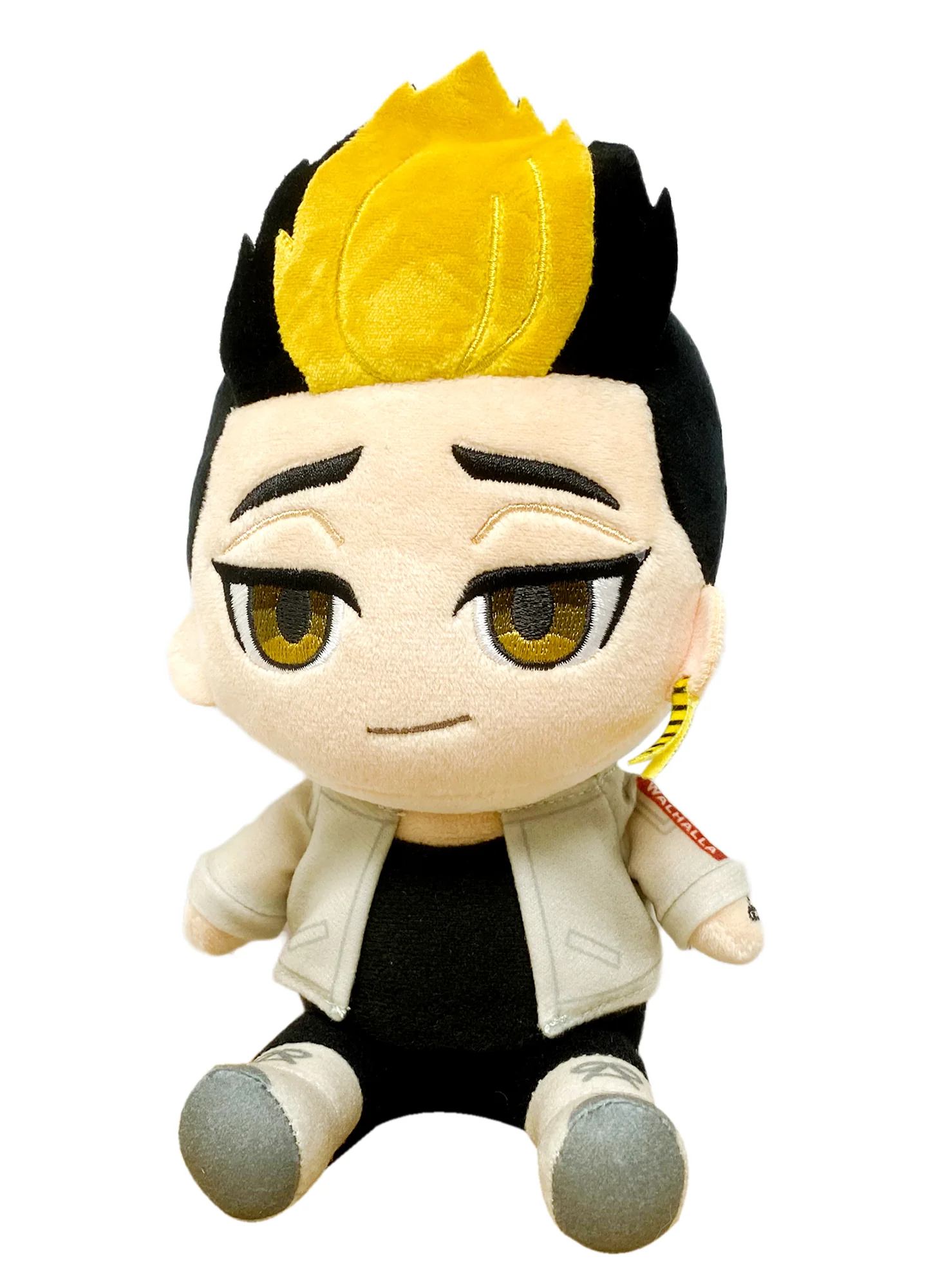 Tokyo Revengers - Hanma Shuji Sitting Pose Plush 7"H - Image 2
