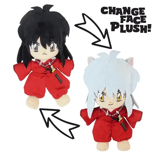 Inuyasha - Inuyasha (Face Changing) Plush 8"H - Image 8