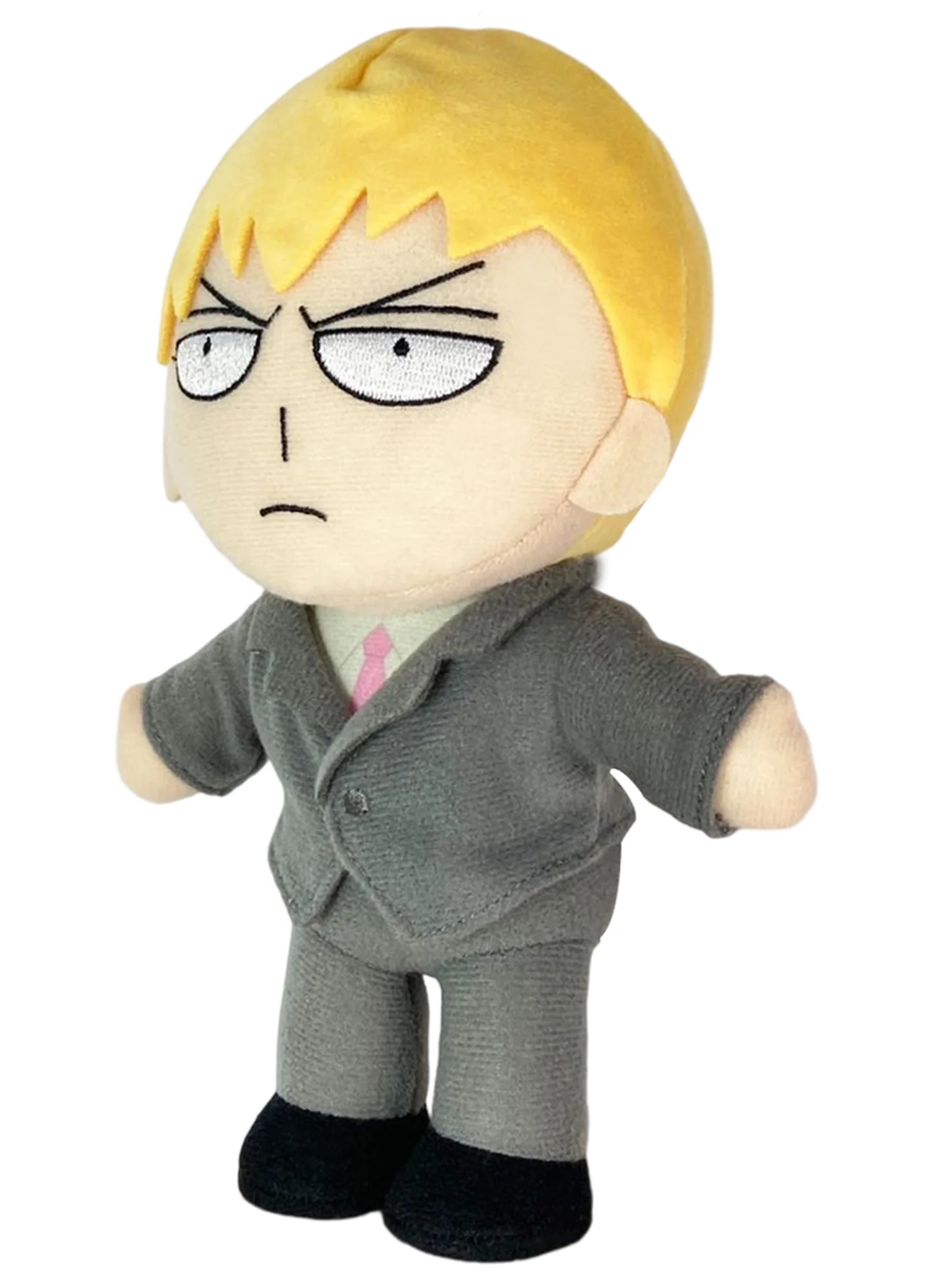 Mob Psycho 100 - Arataka Reigen Movable Plush 8"H - Image 2