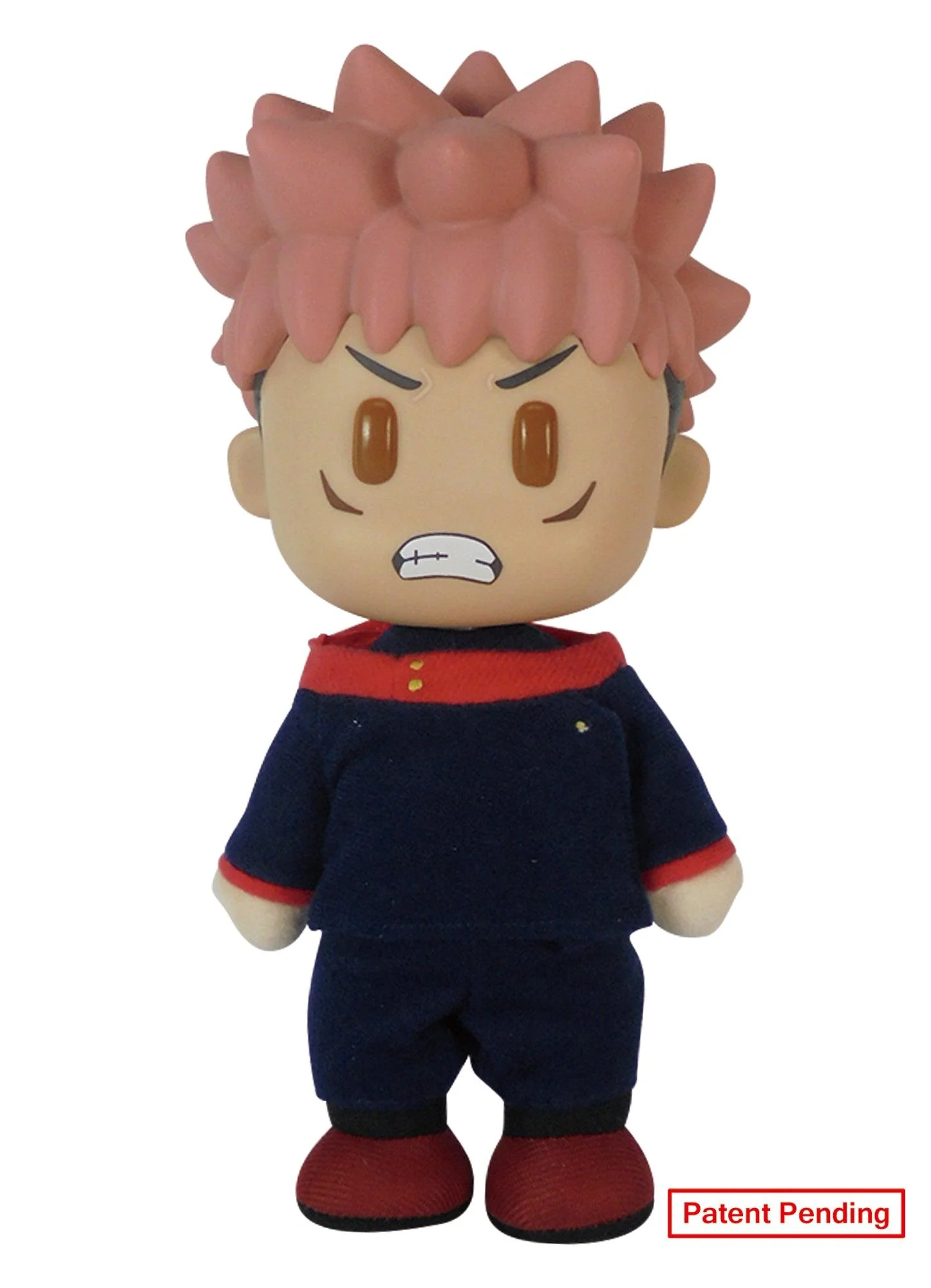 Jujutsu Kaisen - Yuji Itadori (Angry) Figurekey Plush 8"H