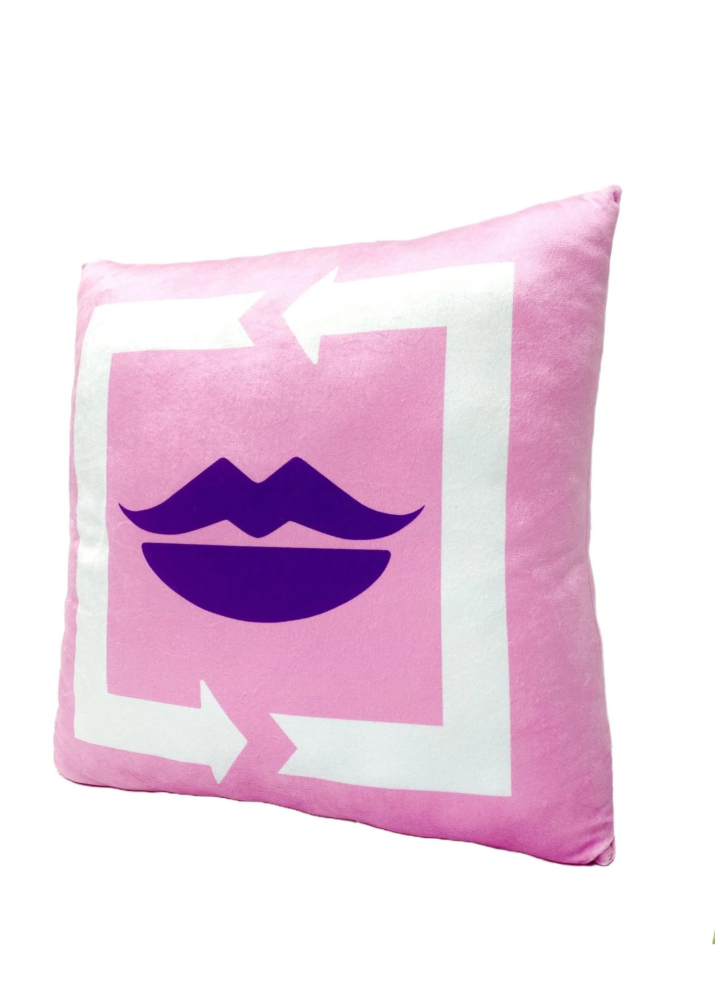 Jojo's S5 - Stone Ocean & Kishibe Rohan - Ermes Costello Smack Icon Pillow - Image 2