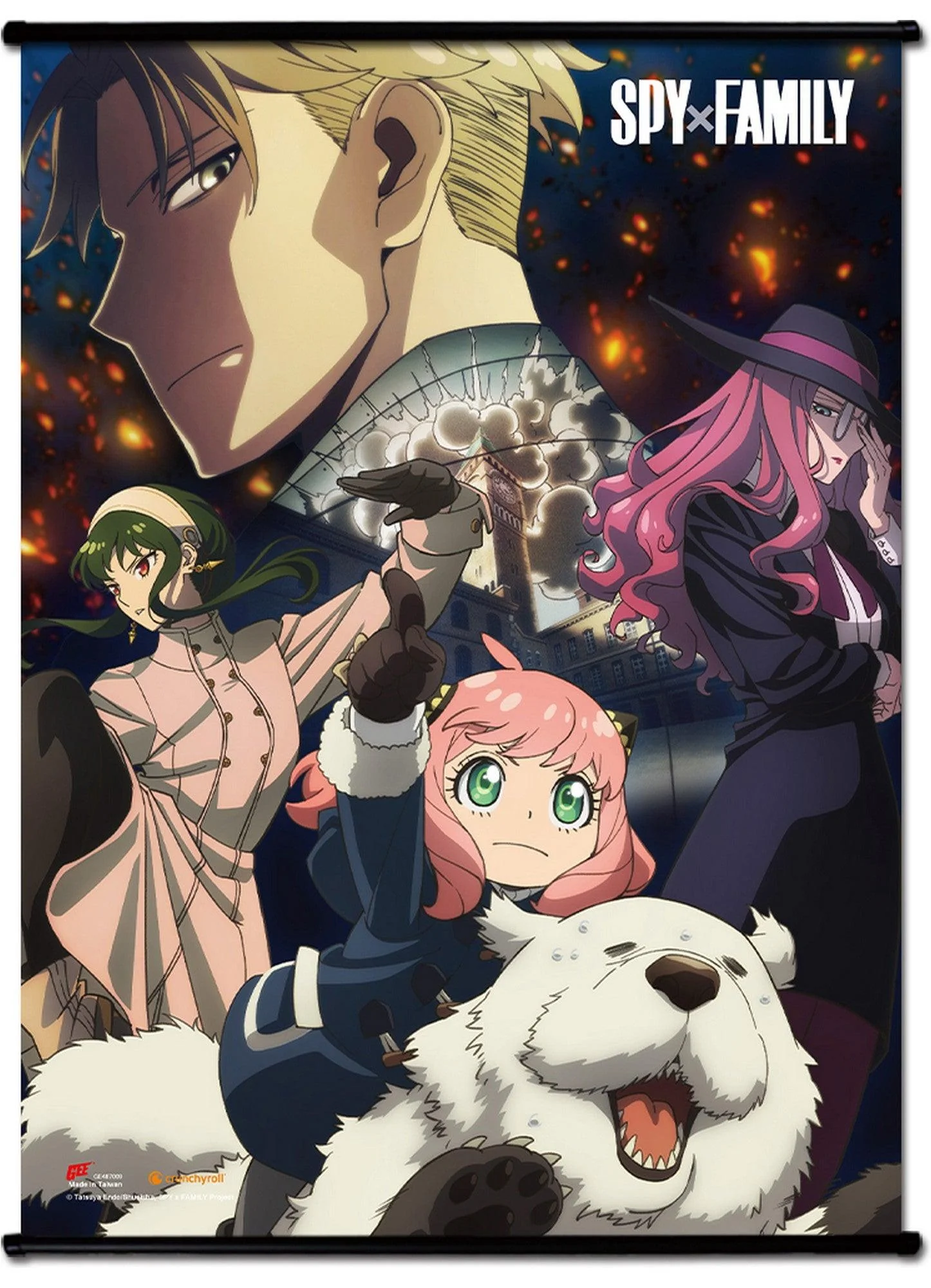 Spy X Family - Disarm The Time Bomb Wall Scroll