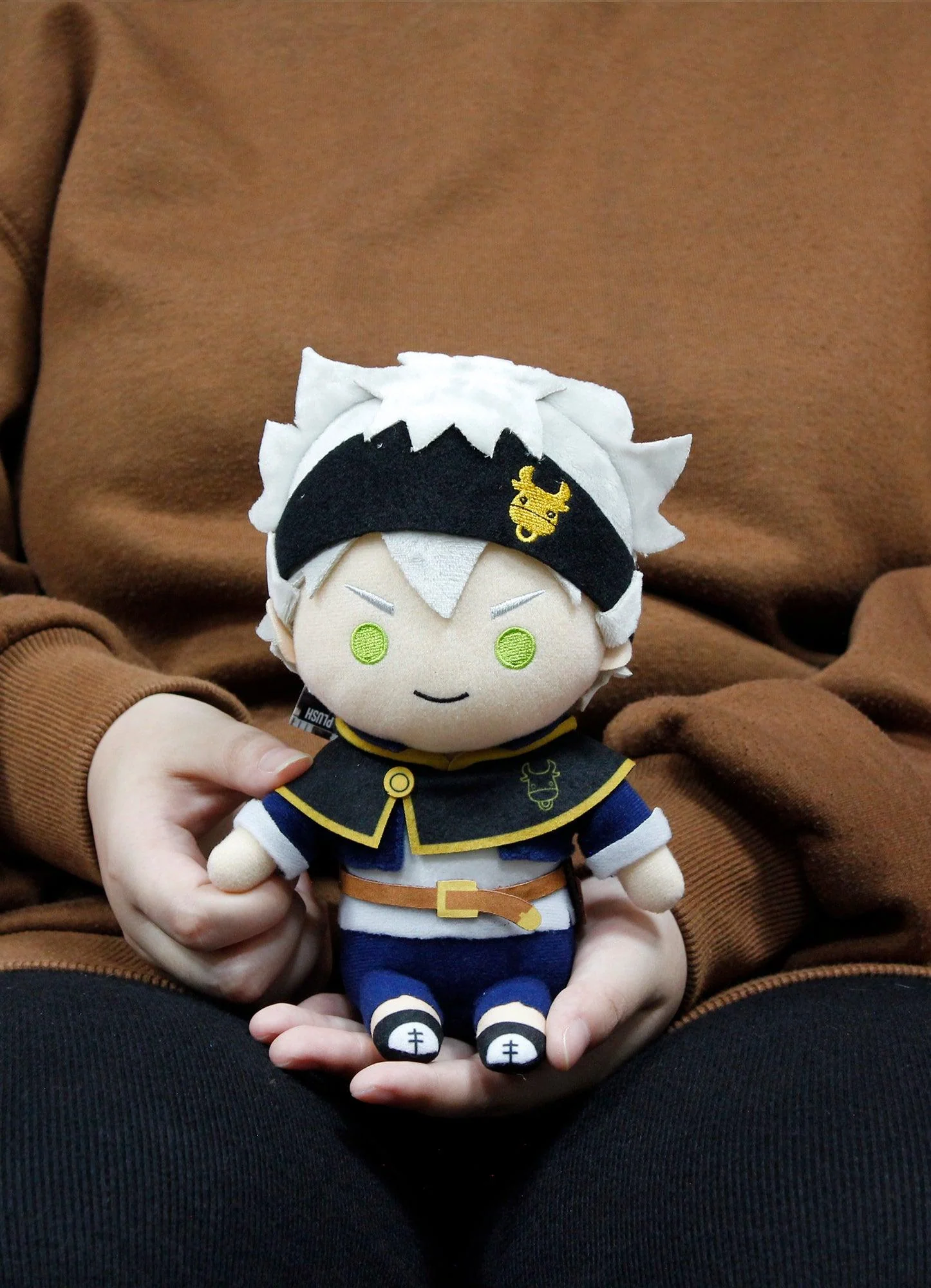 Black Clover - Asta Sitting Pose Plush 6"H - Image 3