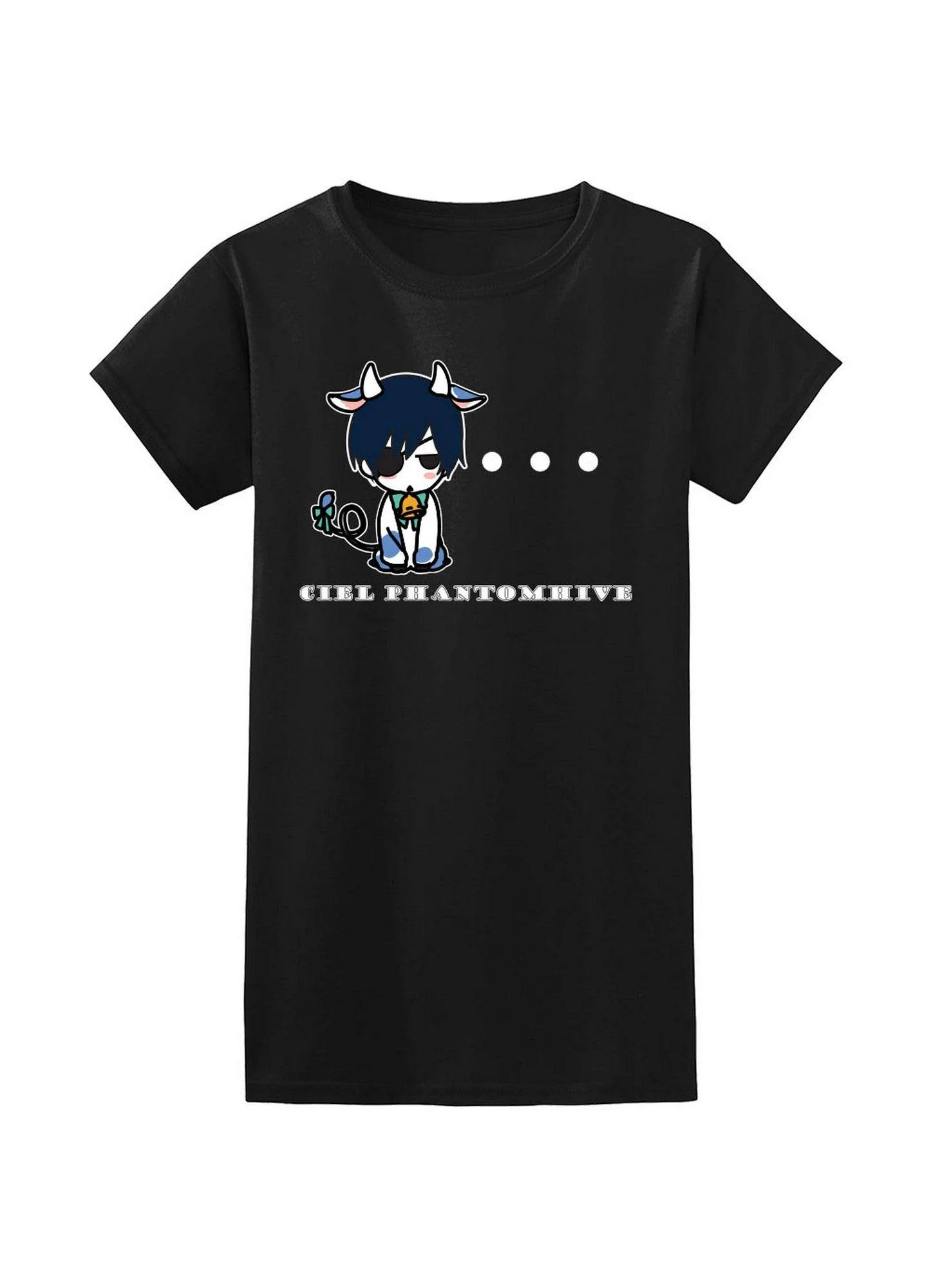 Black Butler - Ciel Phantomhive Cow Jr T-Shirt