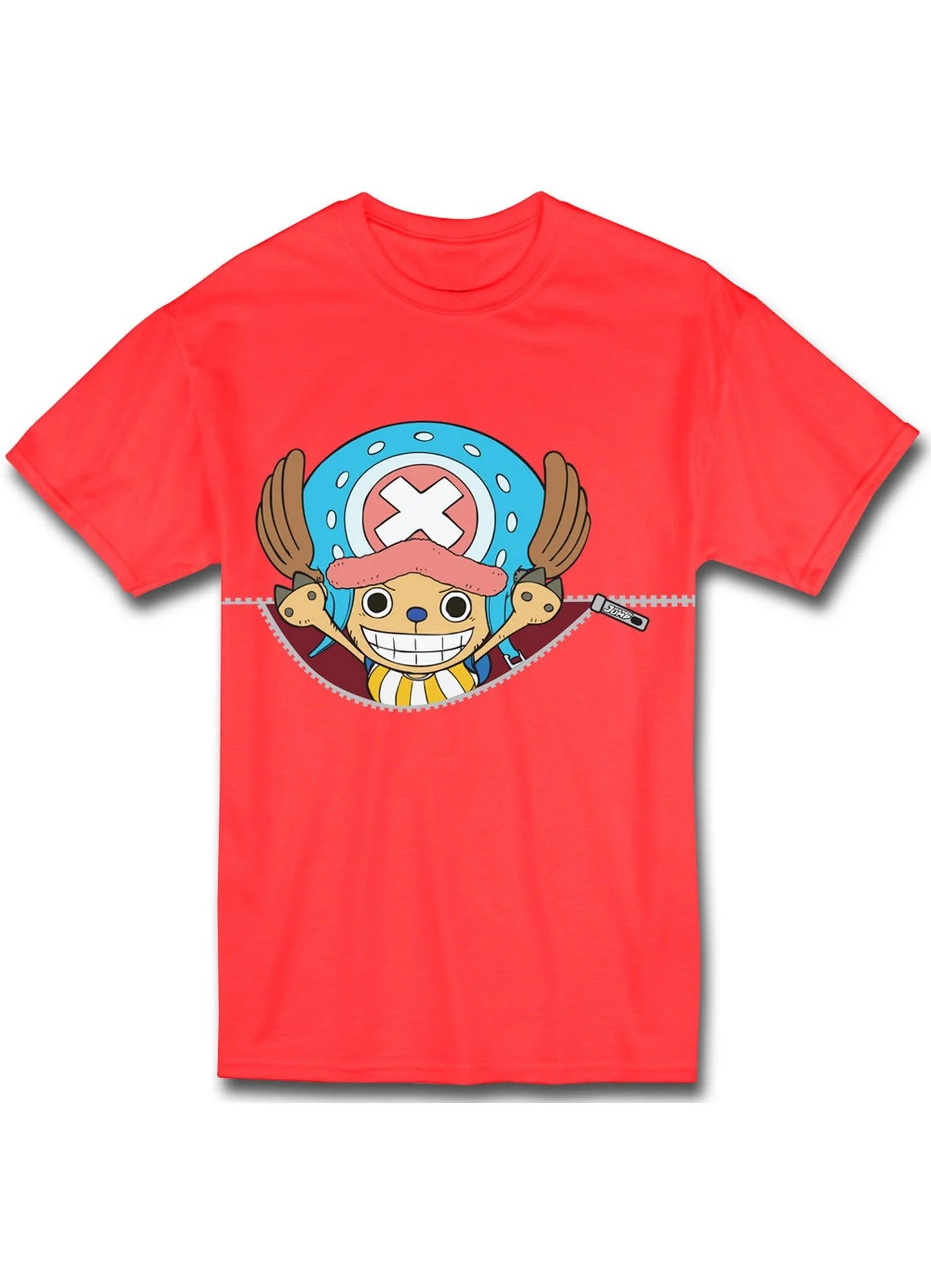 One Piece - Chopper In Zipper T-Shirt