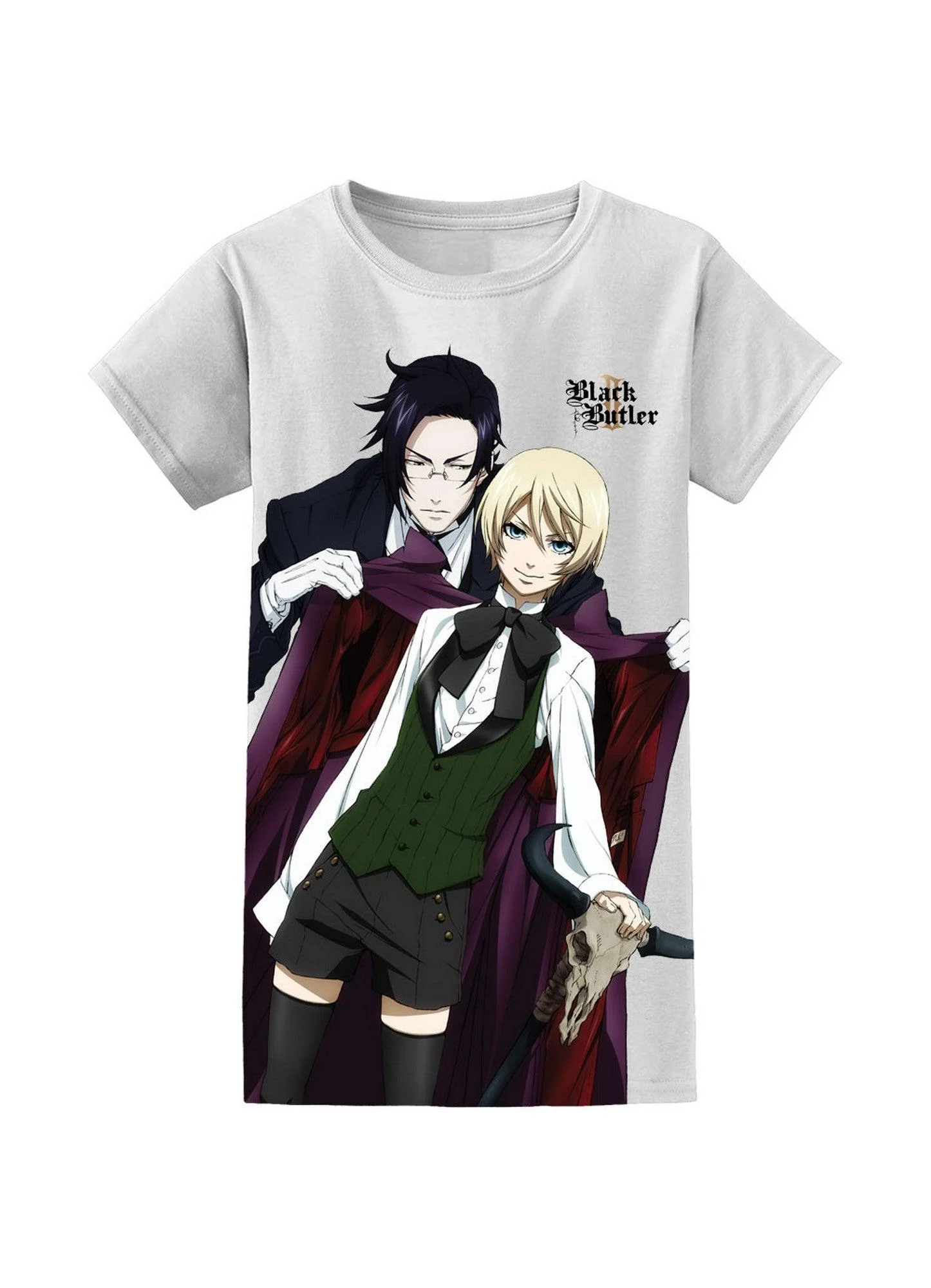 Black Butler 2 - Claude Faustus Putting Coat To Alois TrancyJrs T-Shirt