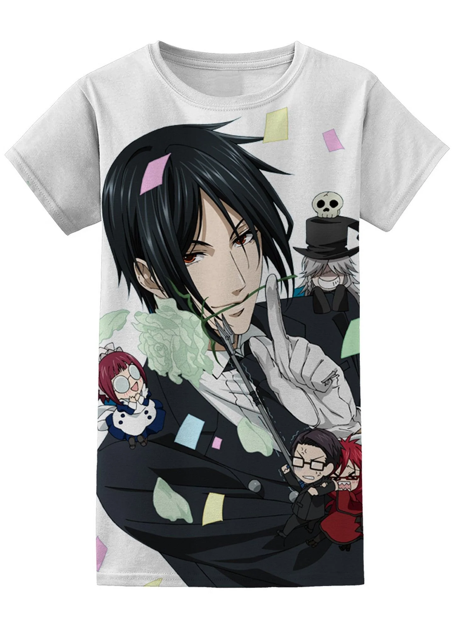 Black Butler - Sebastian Michaelis & Co Party Jrs T-Shirt