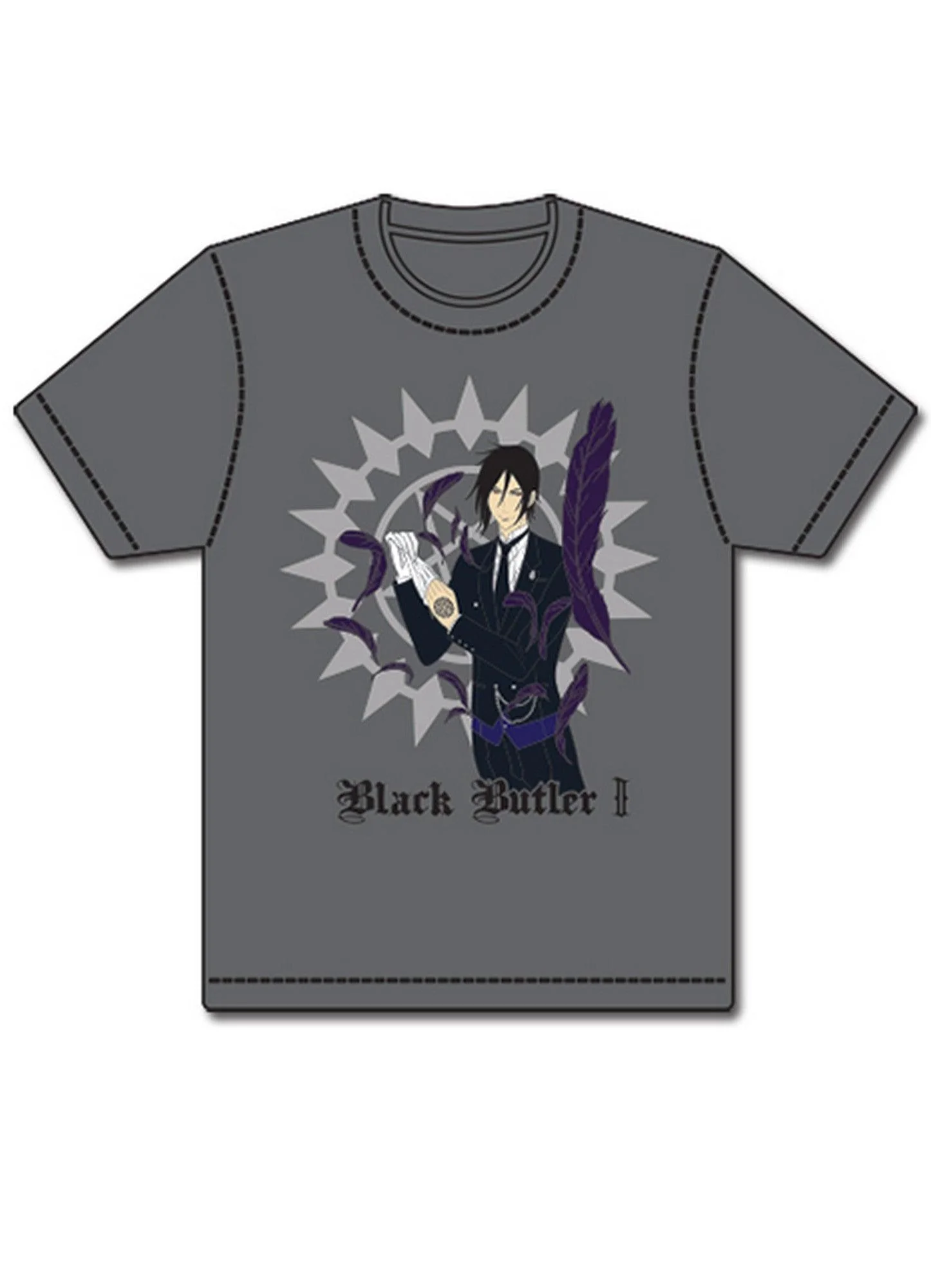 Black Butler 2 - Sebastian Michaelis Revealing Seal Men's T-Shirt