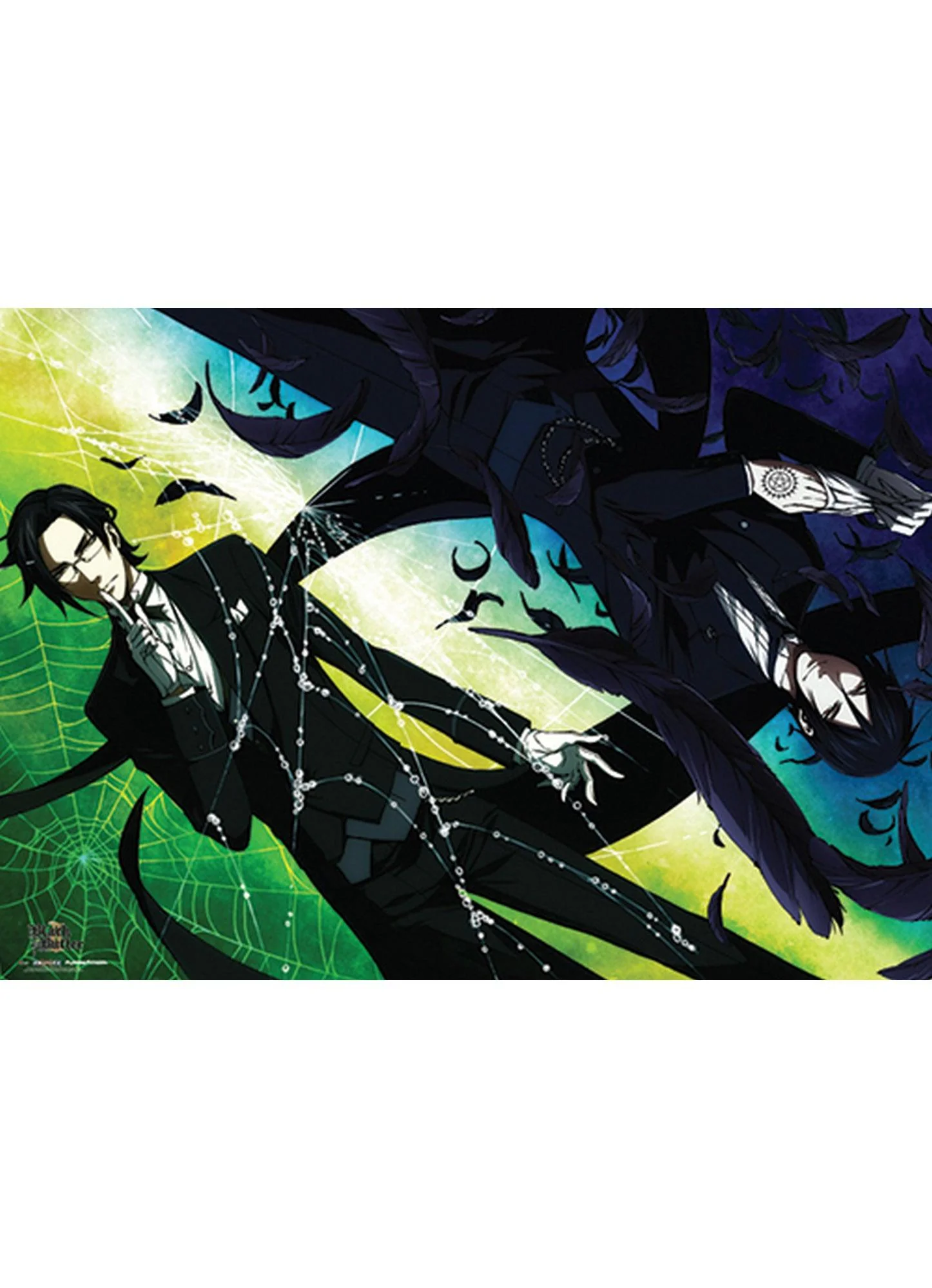 Black Butler 2 - Sebastian Michaelis And Claude Faustus Wall Scroll