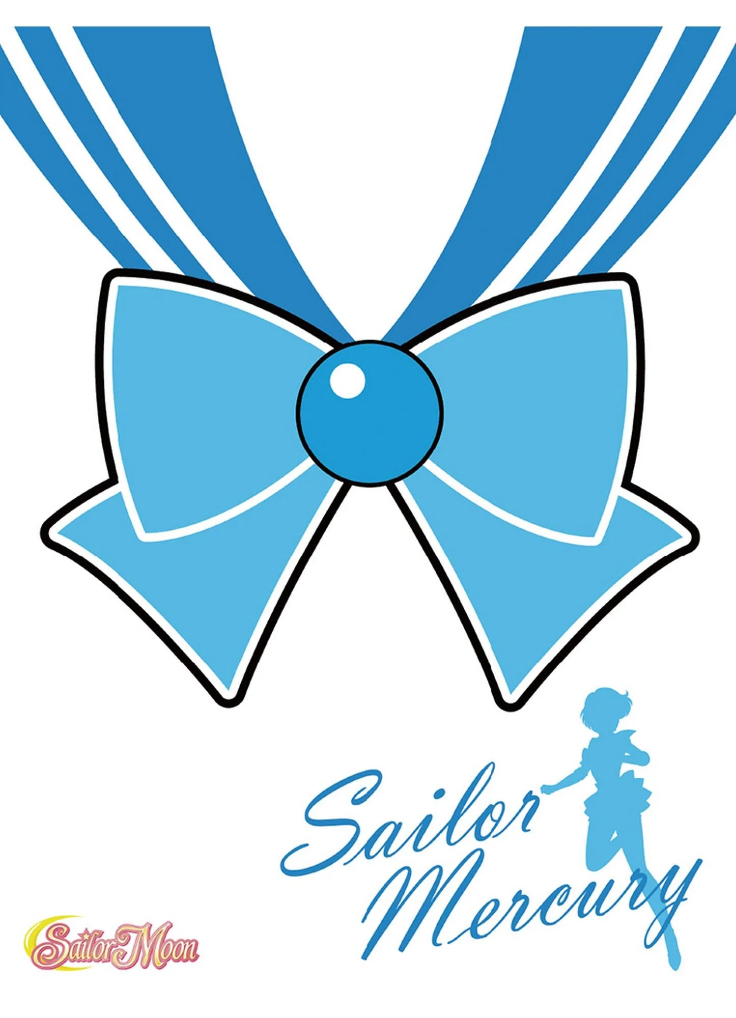 Sailor Moon - Sailor Suit Style Sailor Mercury Sublimation Throw Blanket