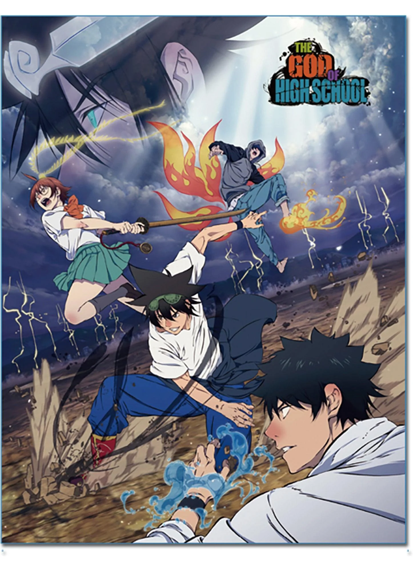God Of High School - Key Art Sublimation Throw Blanket