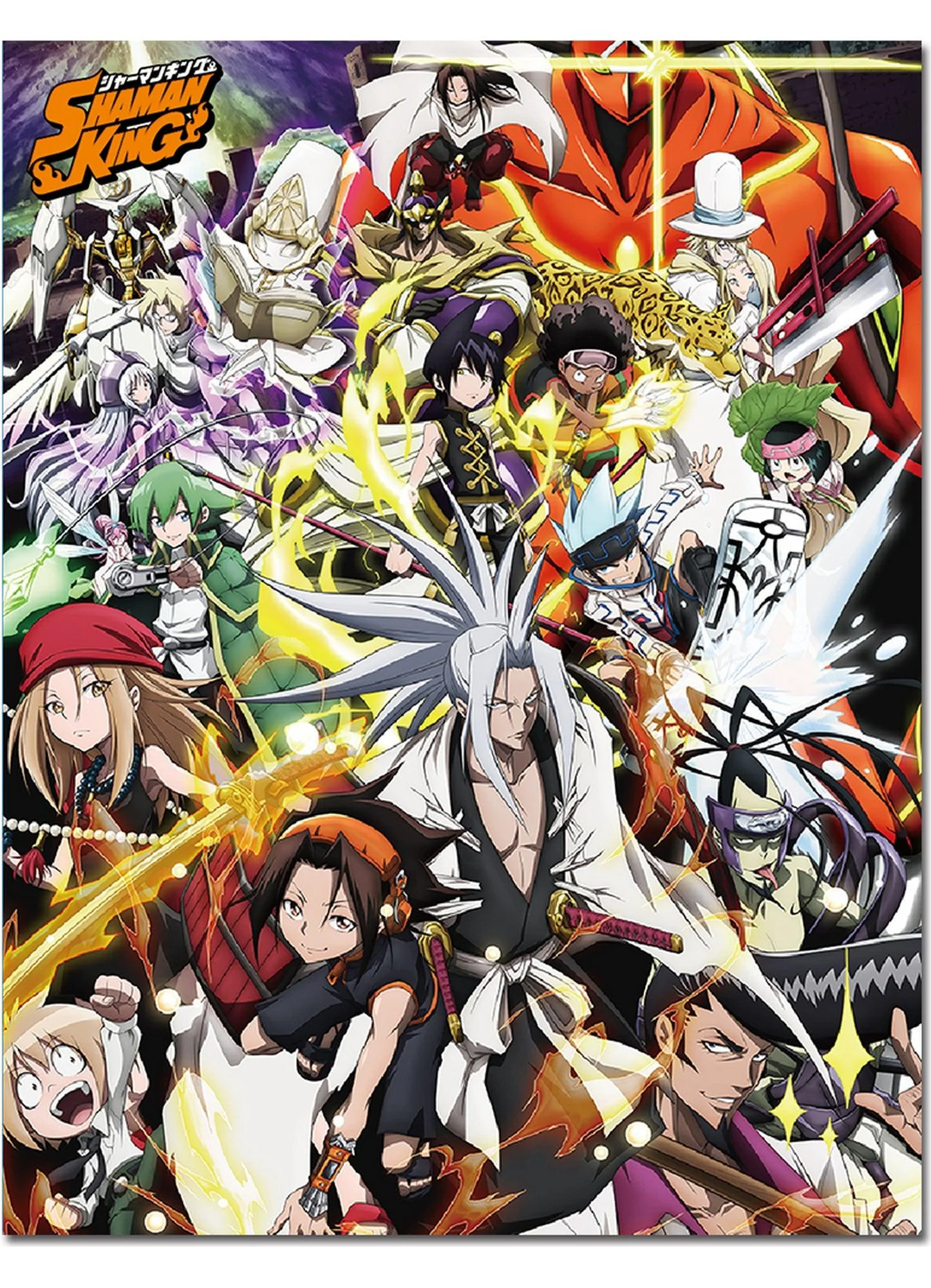 Shaman King - Group All Throw Blanket