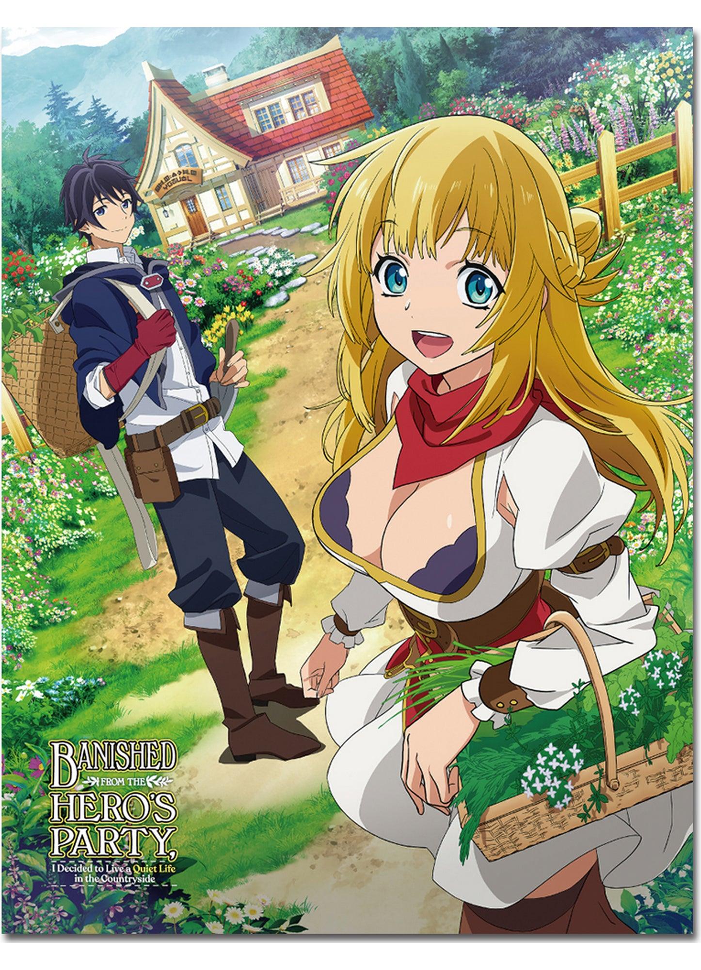 Banished From The Hero's Party - Teaser Art Sublimation Throw Blanket