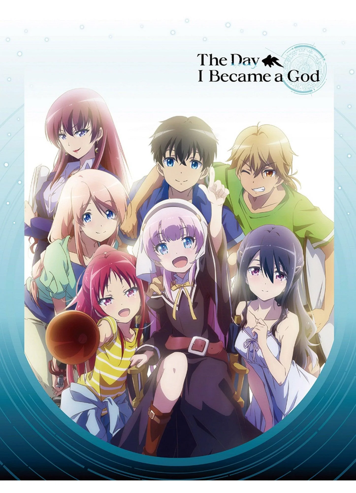 The Day I Became A God - Key Art #B Sublimation Throw Blanket