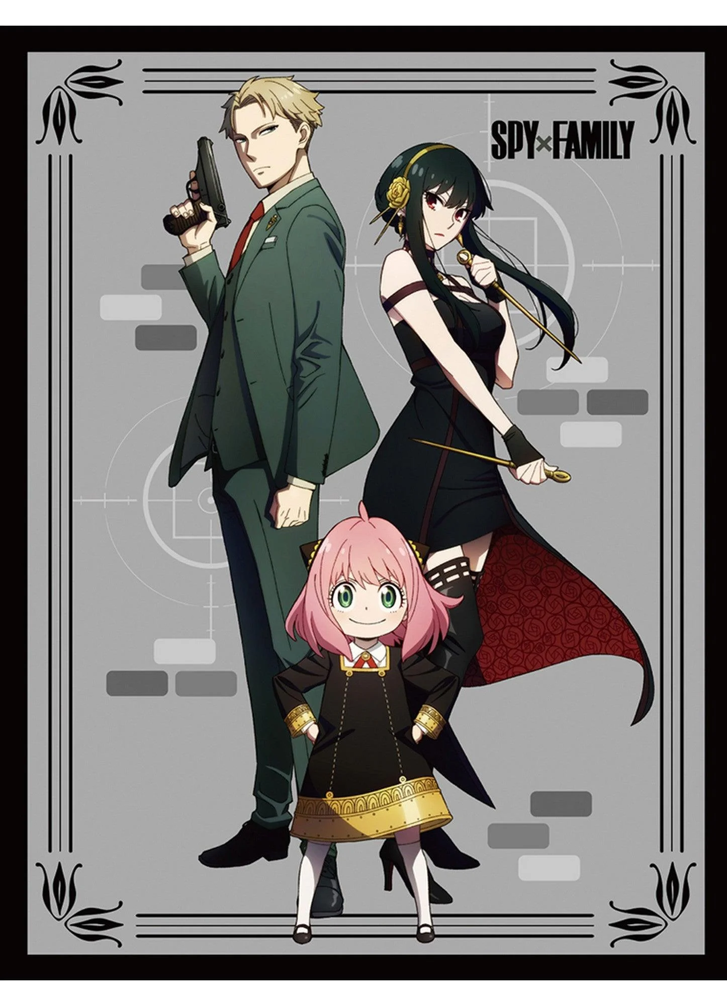 Spy X Family - Cool Key Art Sublimation Throw Blanket
