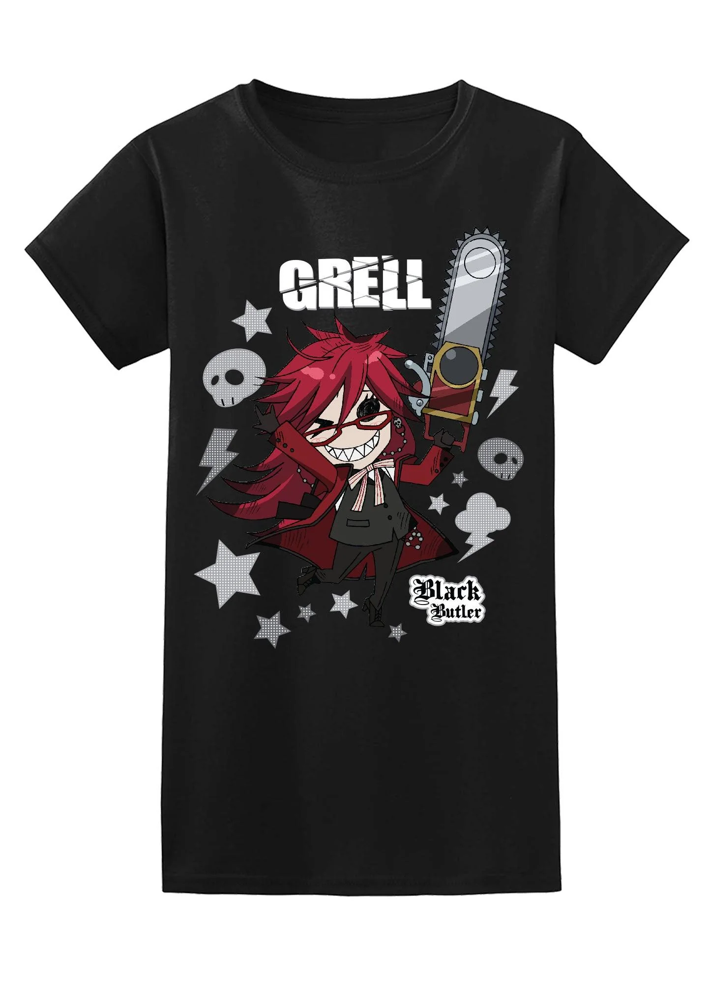 Black Butler - SD Grell Sutcliff Jrs T-Shirt