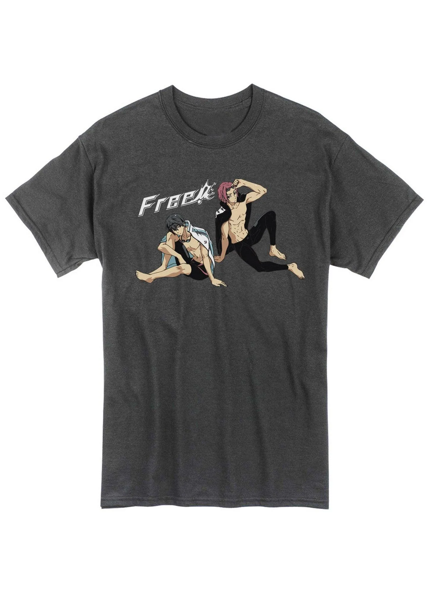 Free! - Haruka Nanase And Rin Matsuoka Men's Screen Print T-Shirt