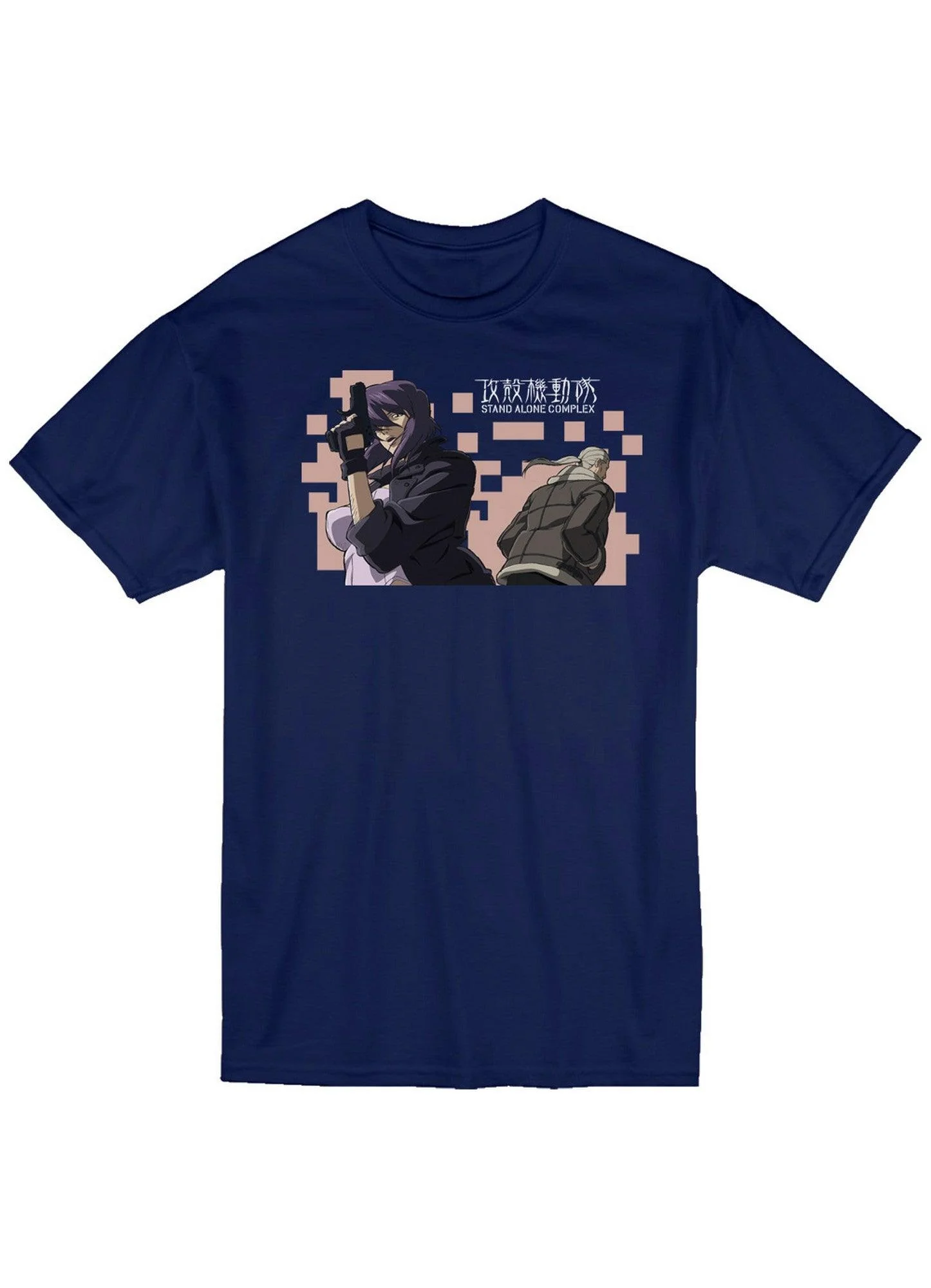Ghost in The Shell - Motoko Kusanagi Men's Screen Print T-Shirt