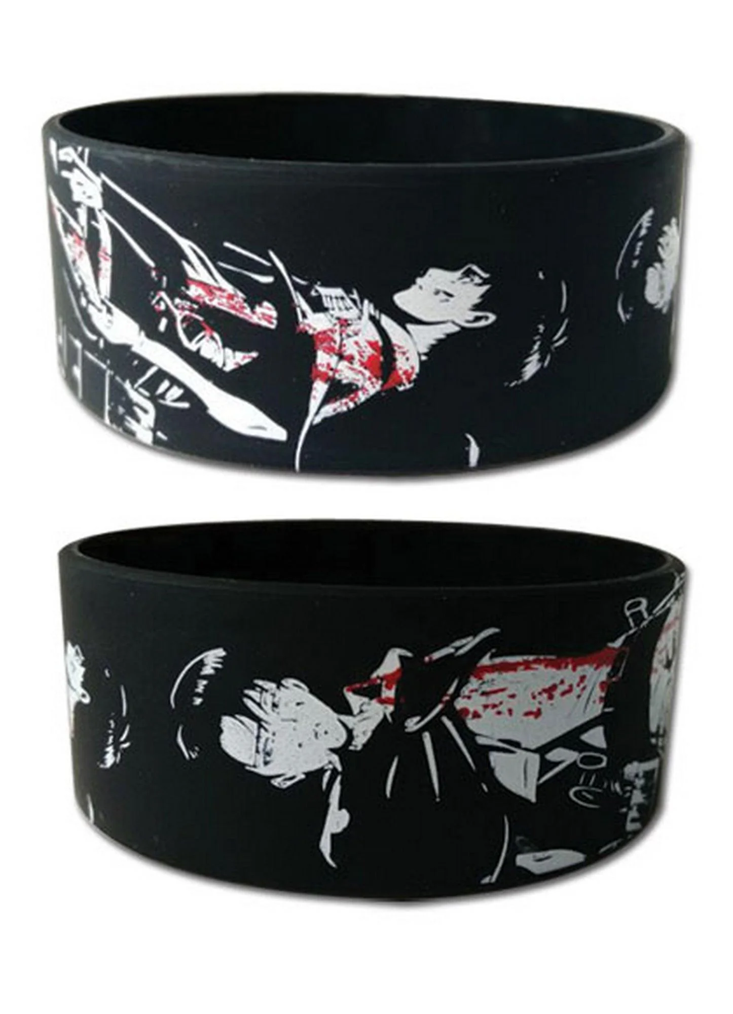 Attack on Titan - Eren Yeager & Levi Ackerman PVC Wristband