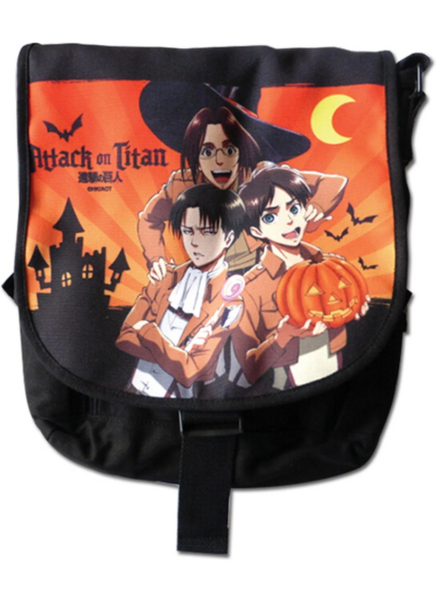 Attack on Titan - Eren Yeager & Levi Ackerman & Hange Zo?ç«„ Halloween Bag