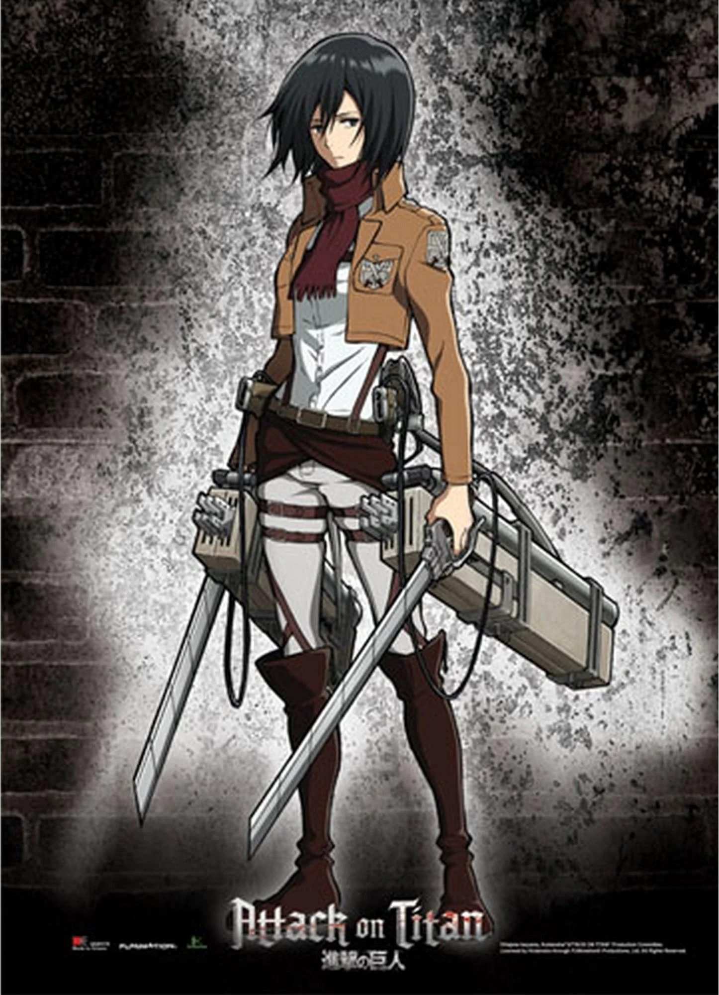 Attack on Titan - Mikasa Ackerman Fabric Poster