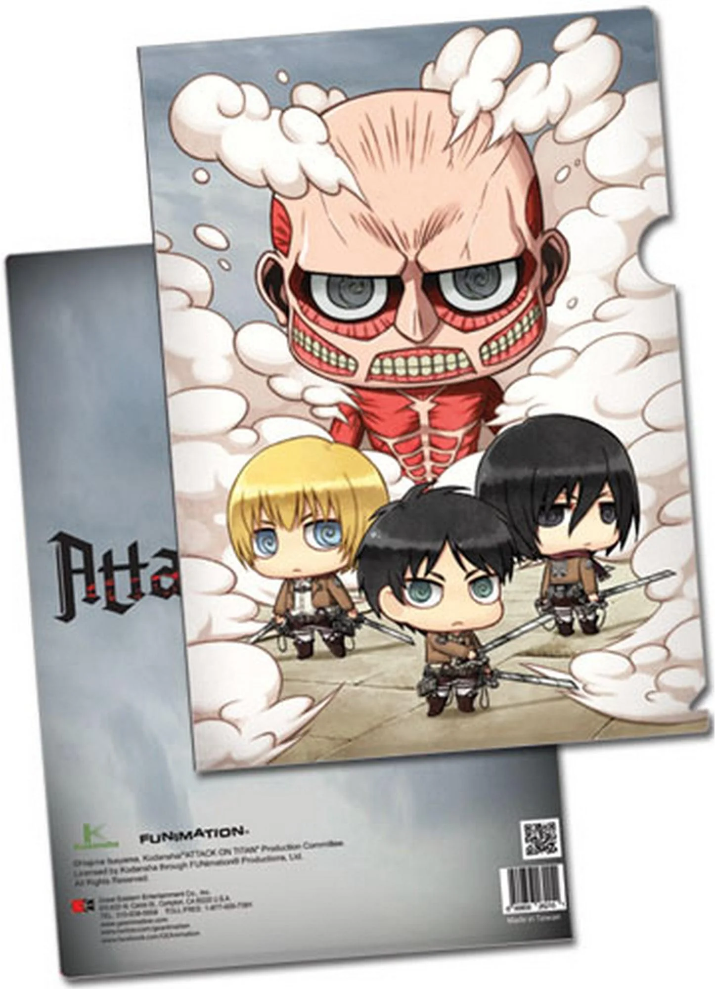 Attack on Titan - SD Group File Folder (5 Pcs)