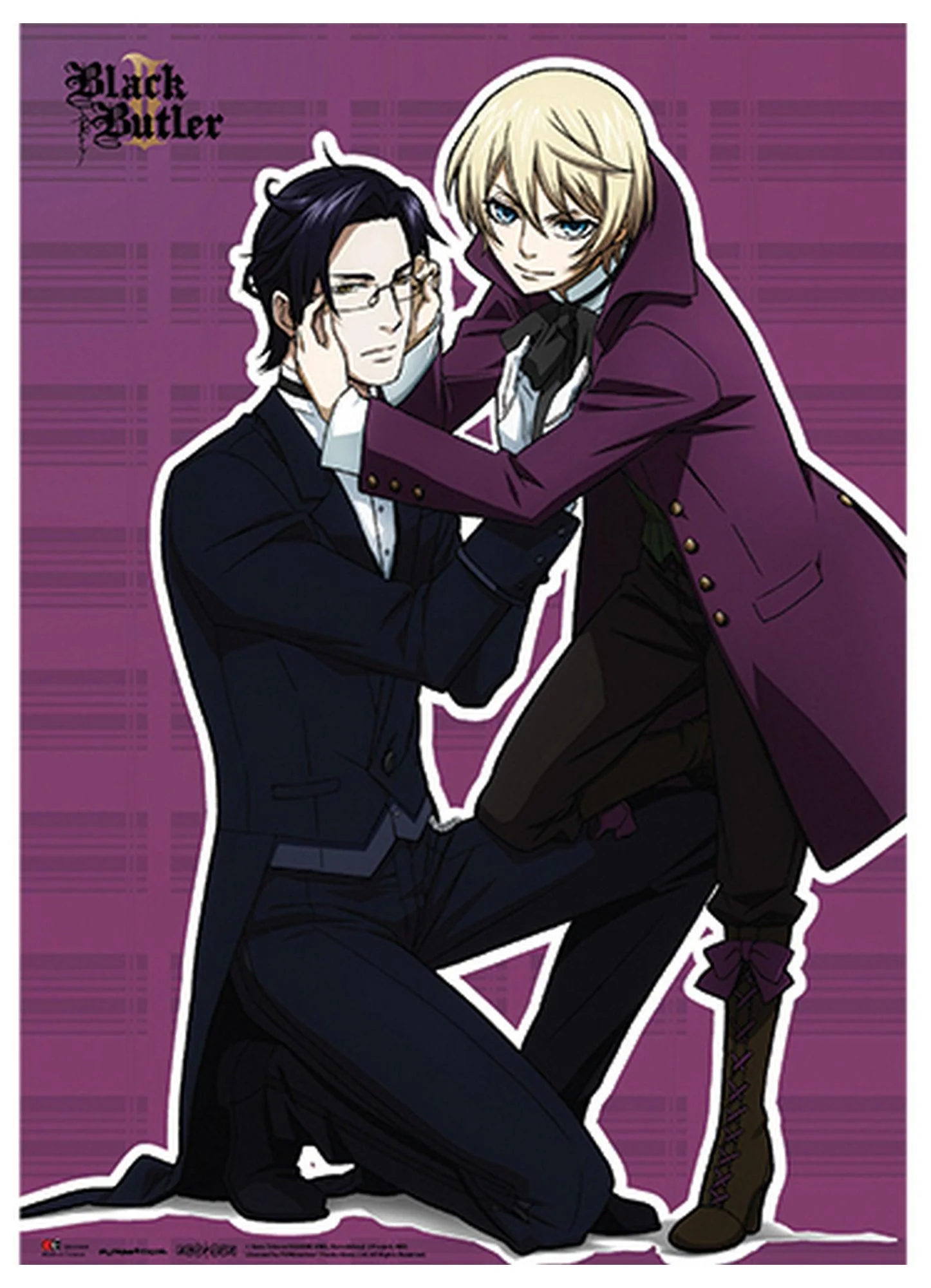 Black Butler 2 - Claude Faustus And Alois Trancy Readying Wall Scroll