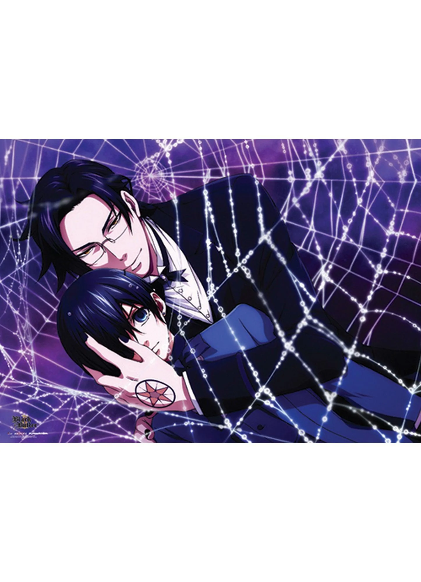 Black Butler 2 - Claude Faustus And Ciel Phantomhive Wall Scroll