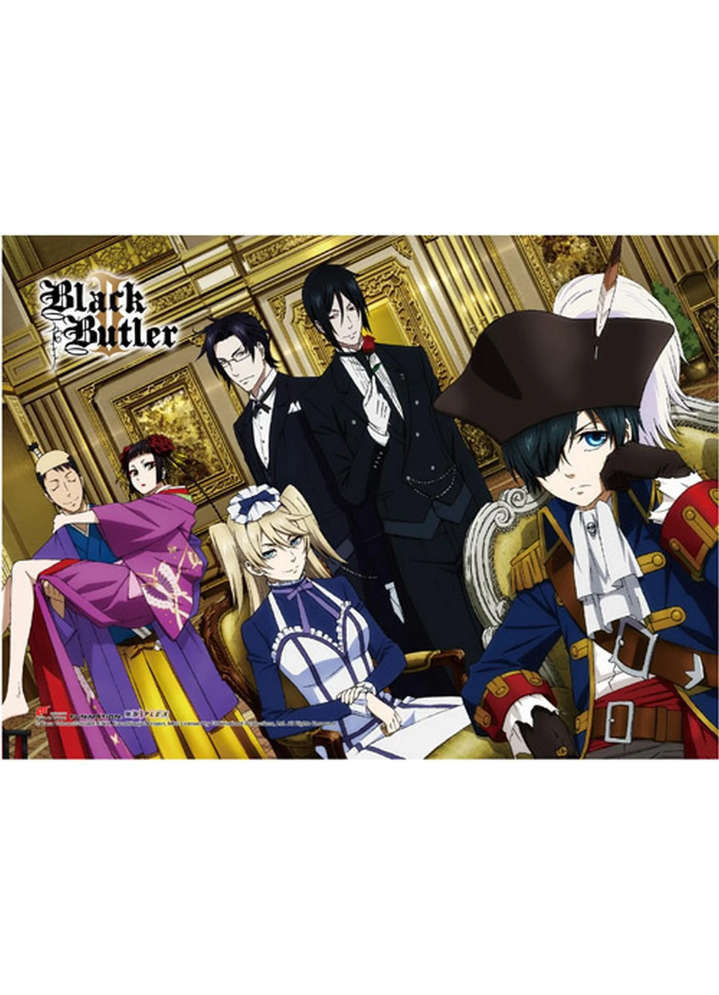 Black Butler 2 - Group Hi-End Wall Scroll