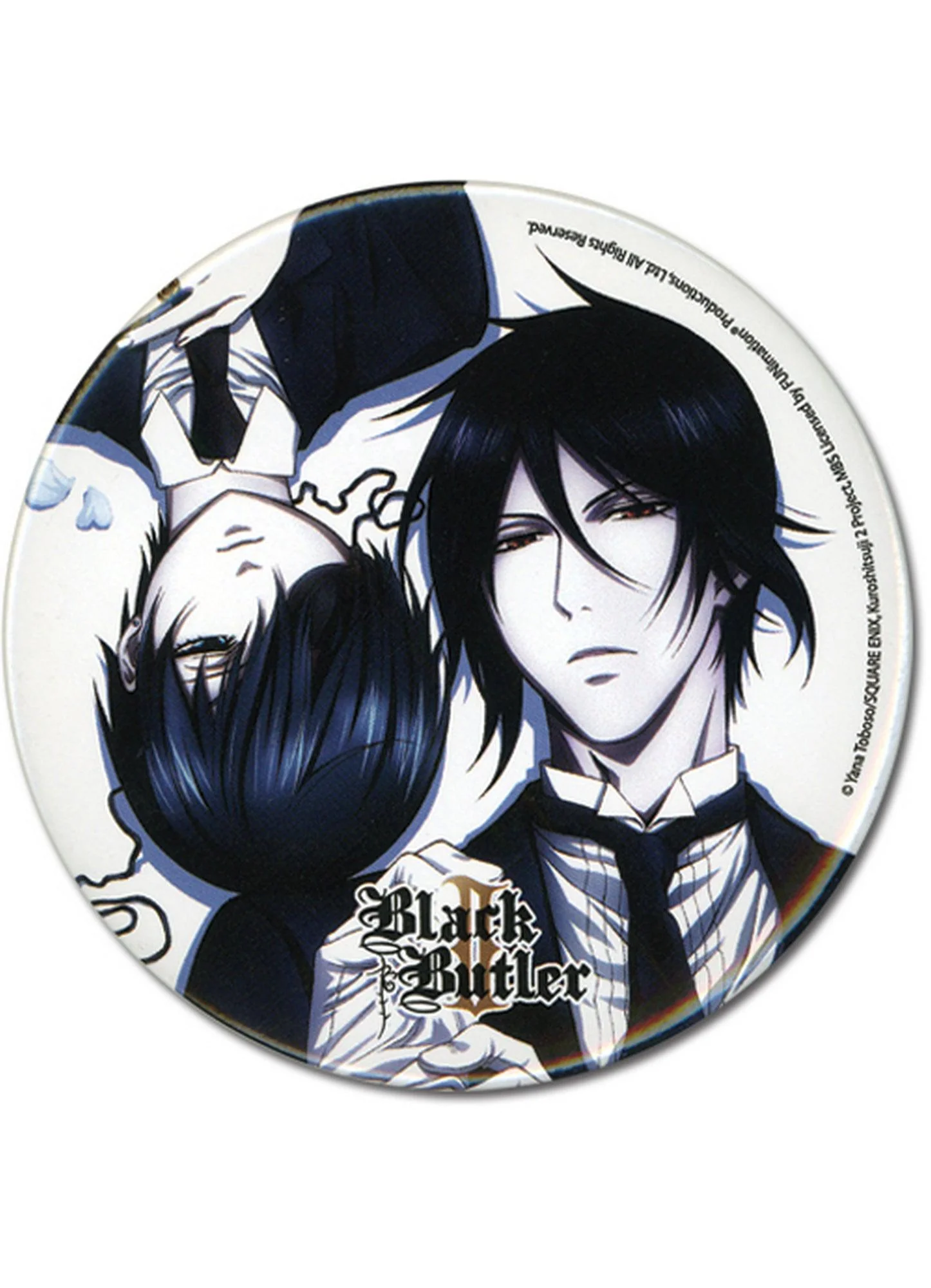Black Butler 2 - Sebastian Michaelis And Ciel Phantomhive Button 3'