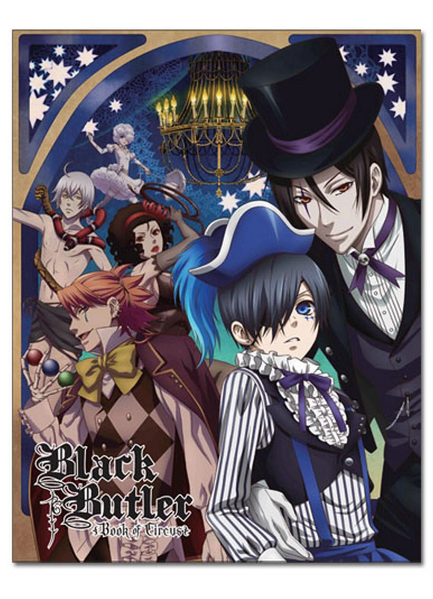 Black Butler Book of Circus - Ciel Phantomhive & Sebastian Michaelis Circus Sublimation Throw Blanket