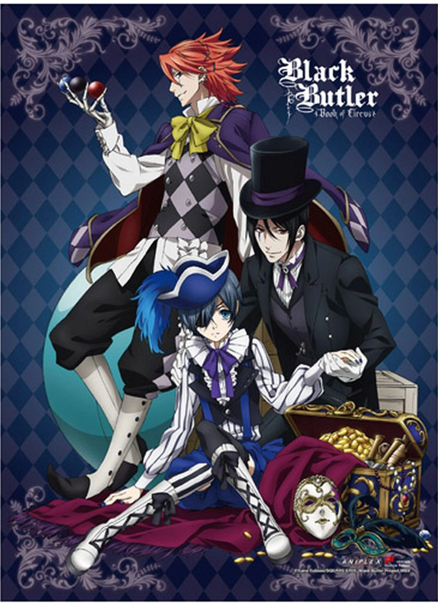 Black Butler Book Of Circus - Group 1 Hi-End Wall Scroll