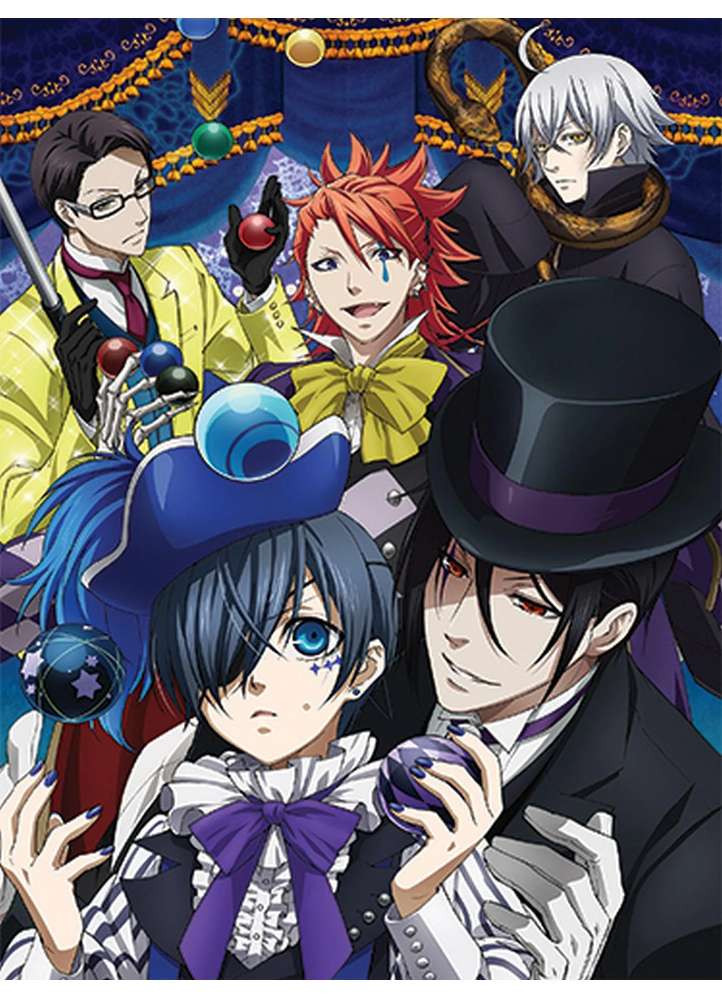 Black Butler Book Of Circus - Group 1 Special Edition Wall Scroll